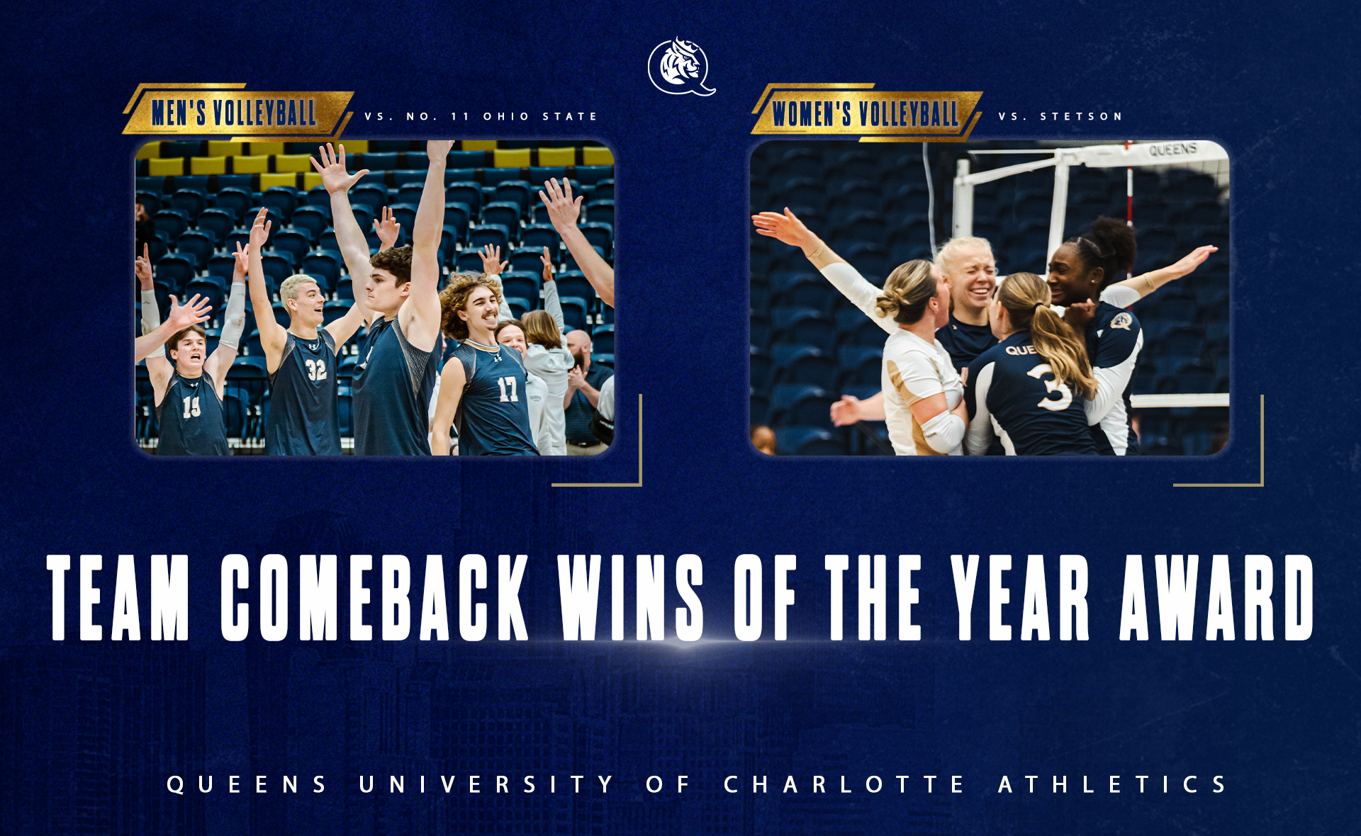 2026 Queens Athletics Awards: Comeback Win of the Year