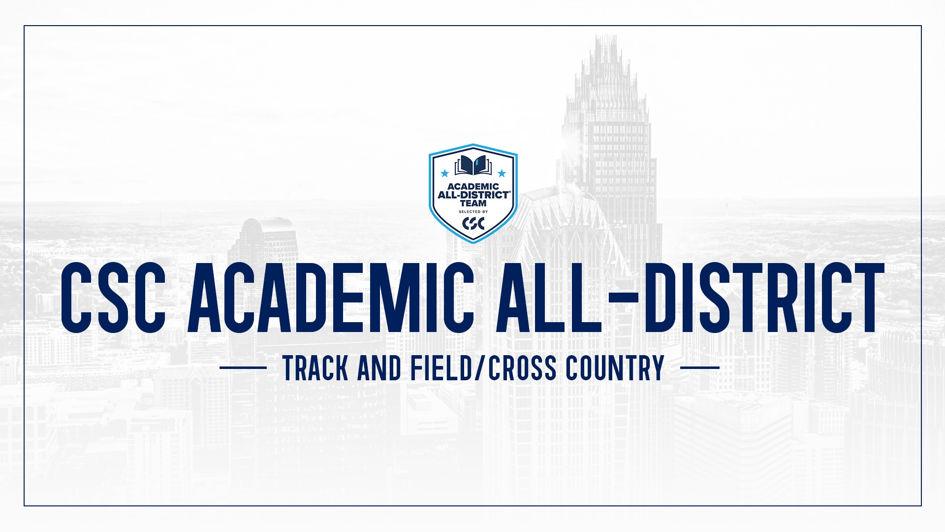 CSC Academic All-District Track and Field Image