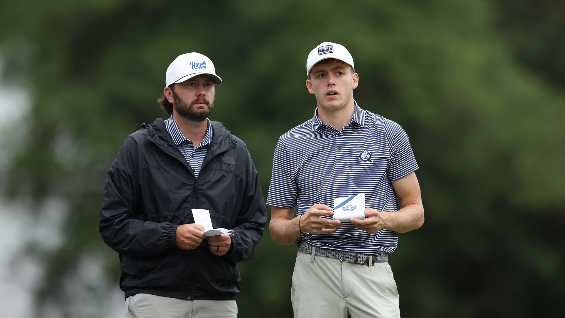 Christian Pickeral coaching men's golf