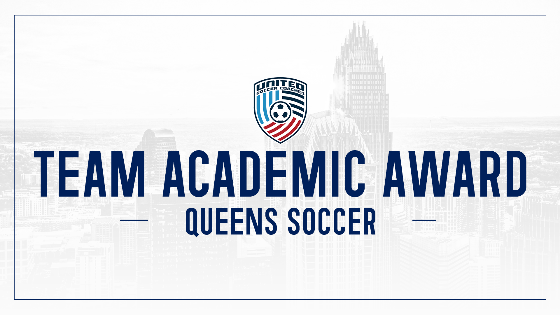 United Soccer Coaches Team Academic Award Image