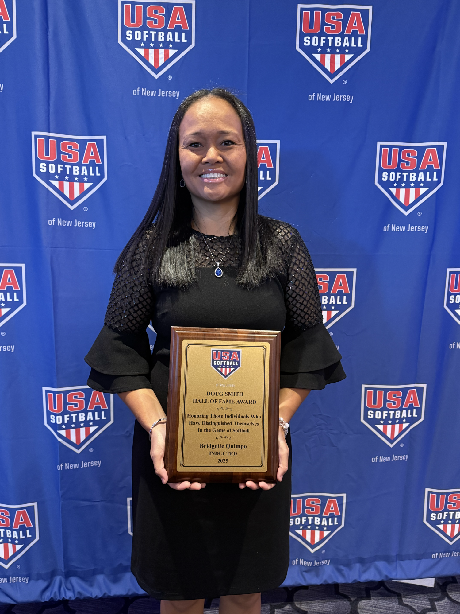 Bridgette Quimpo USA NJ Softball HOF Induction