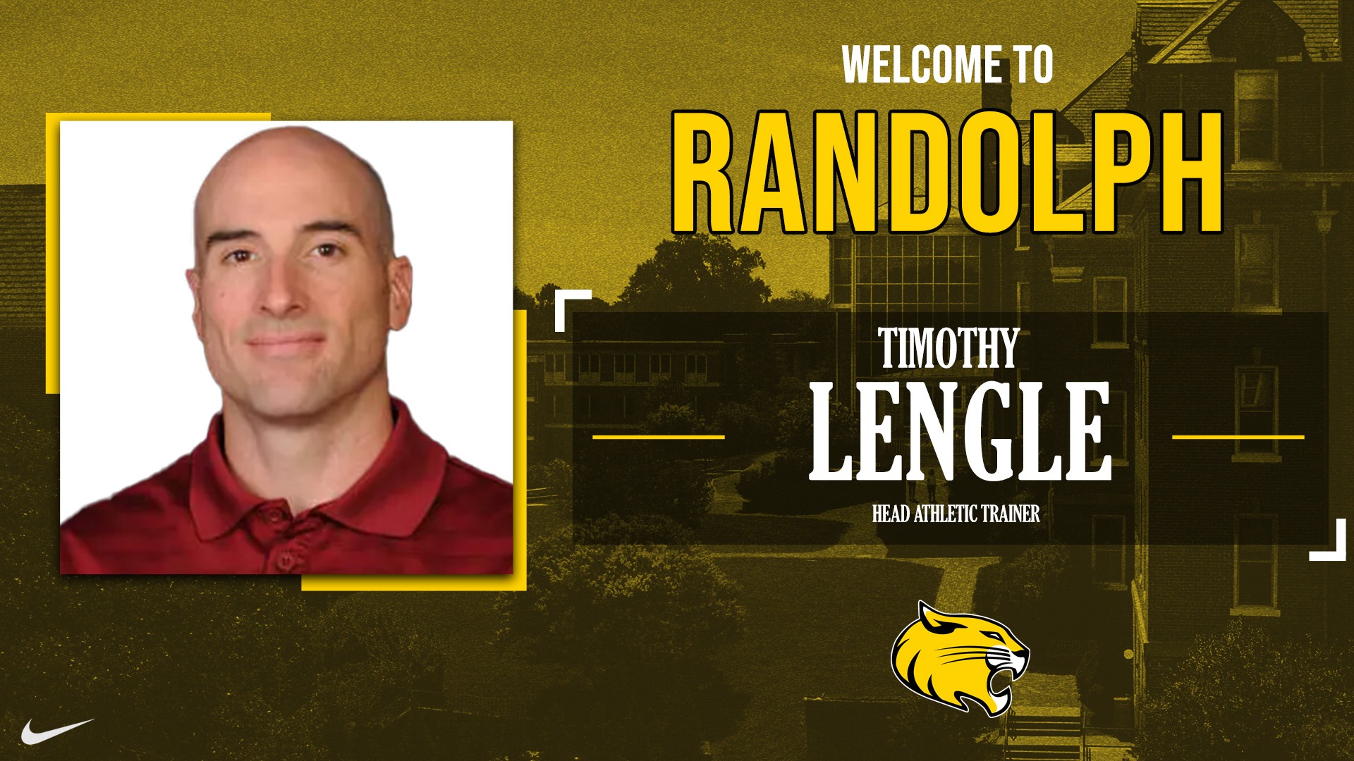 New Head AT - Tim Lengle