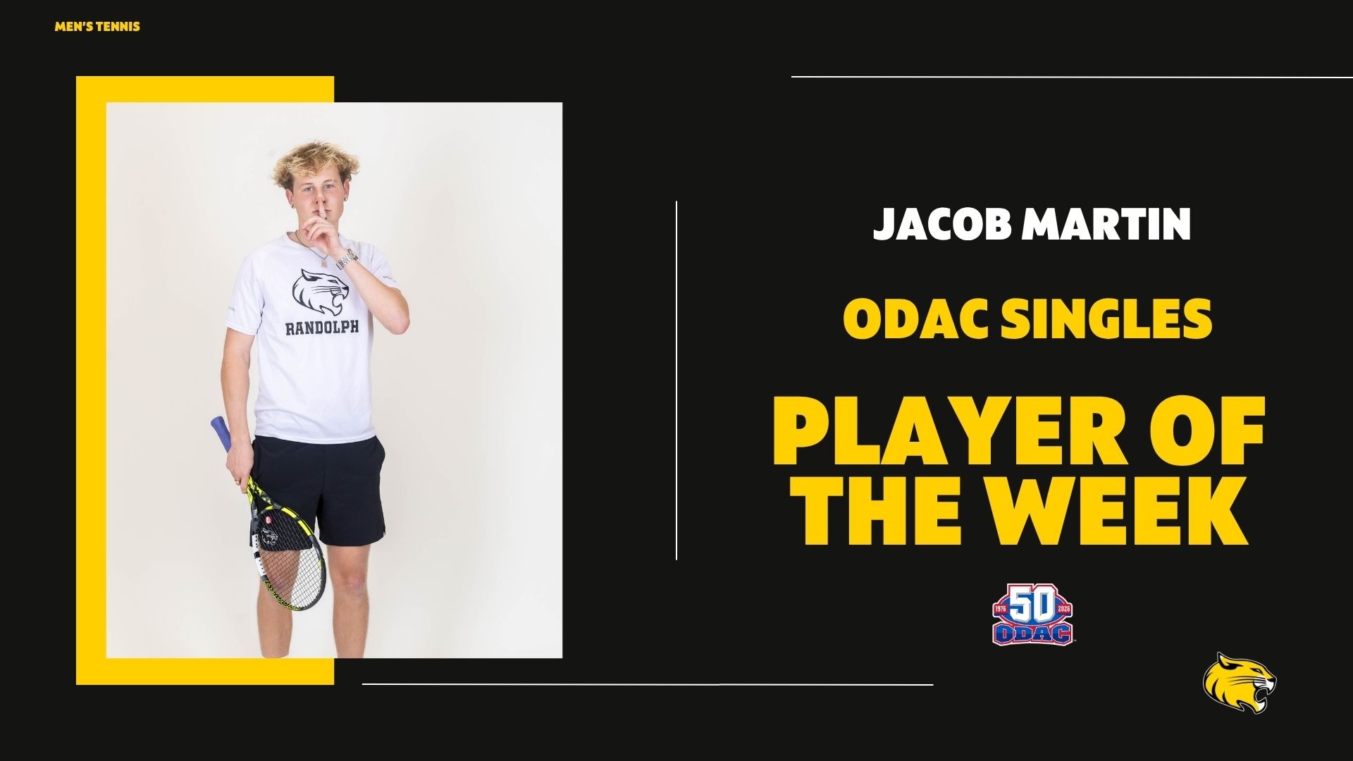 ODAC POTW Jacob Martin