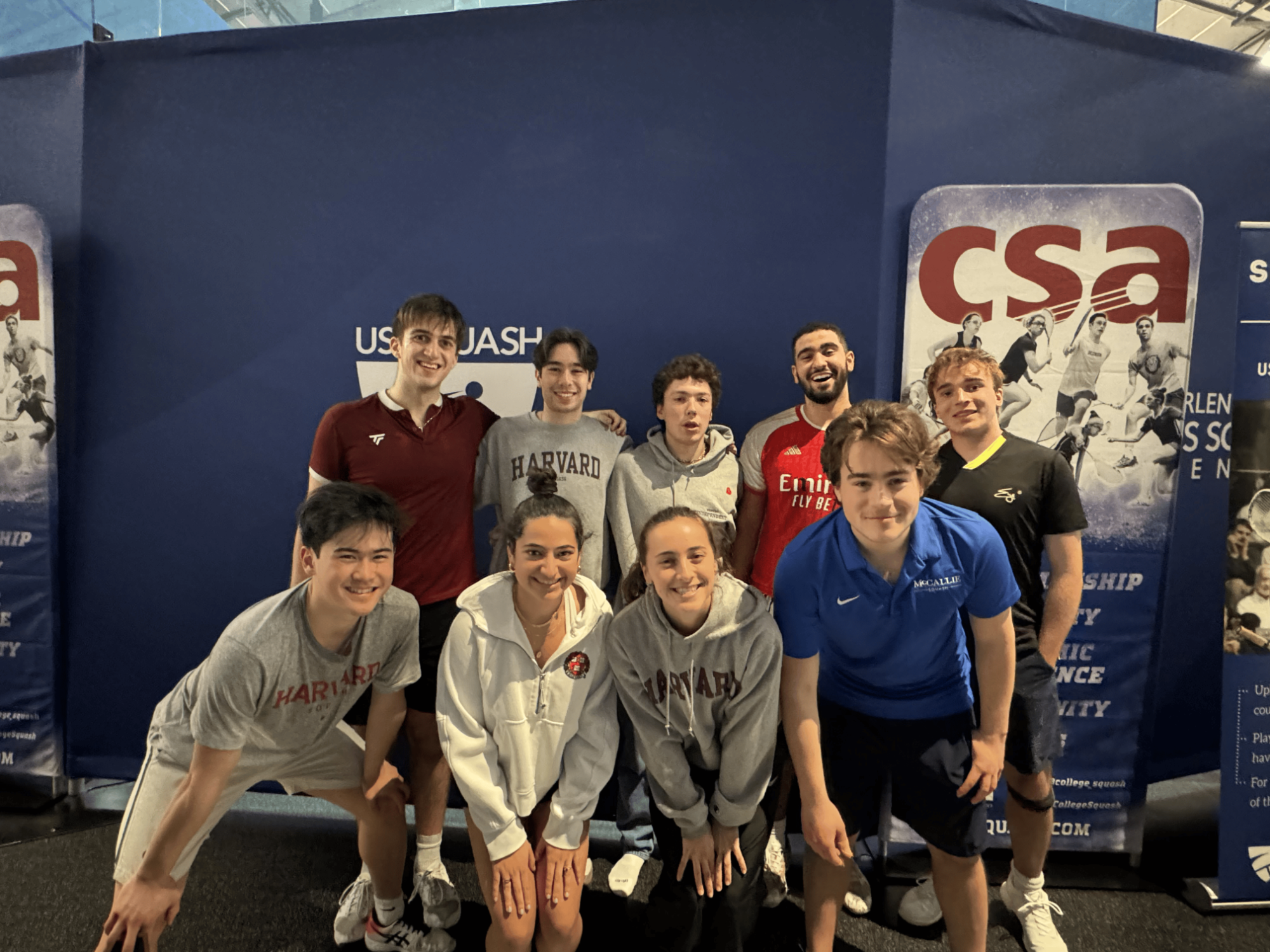 Club Squash Team Photo