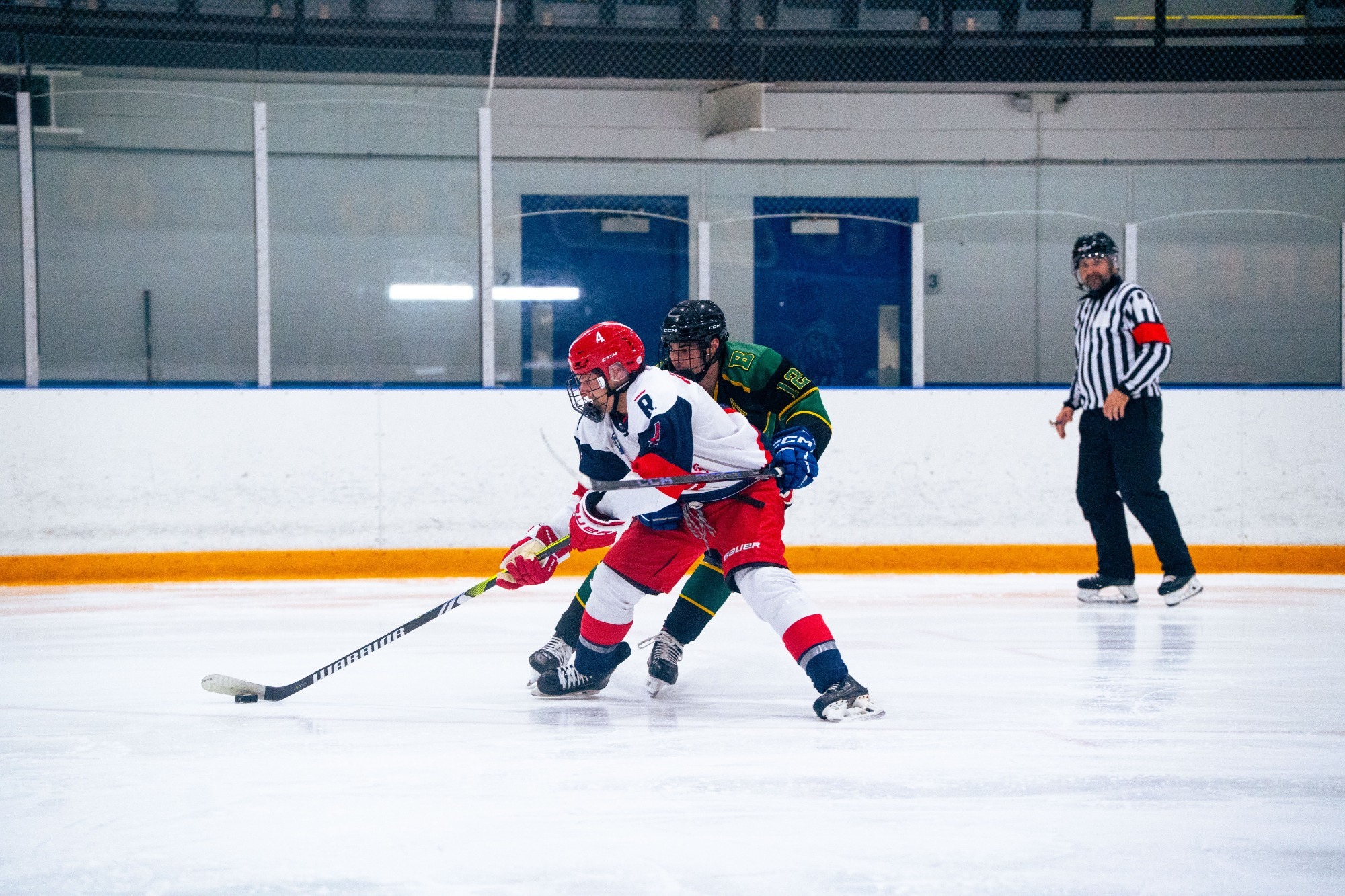 Dawson Abrahams drives to the net