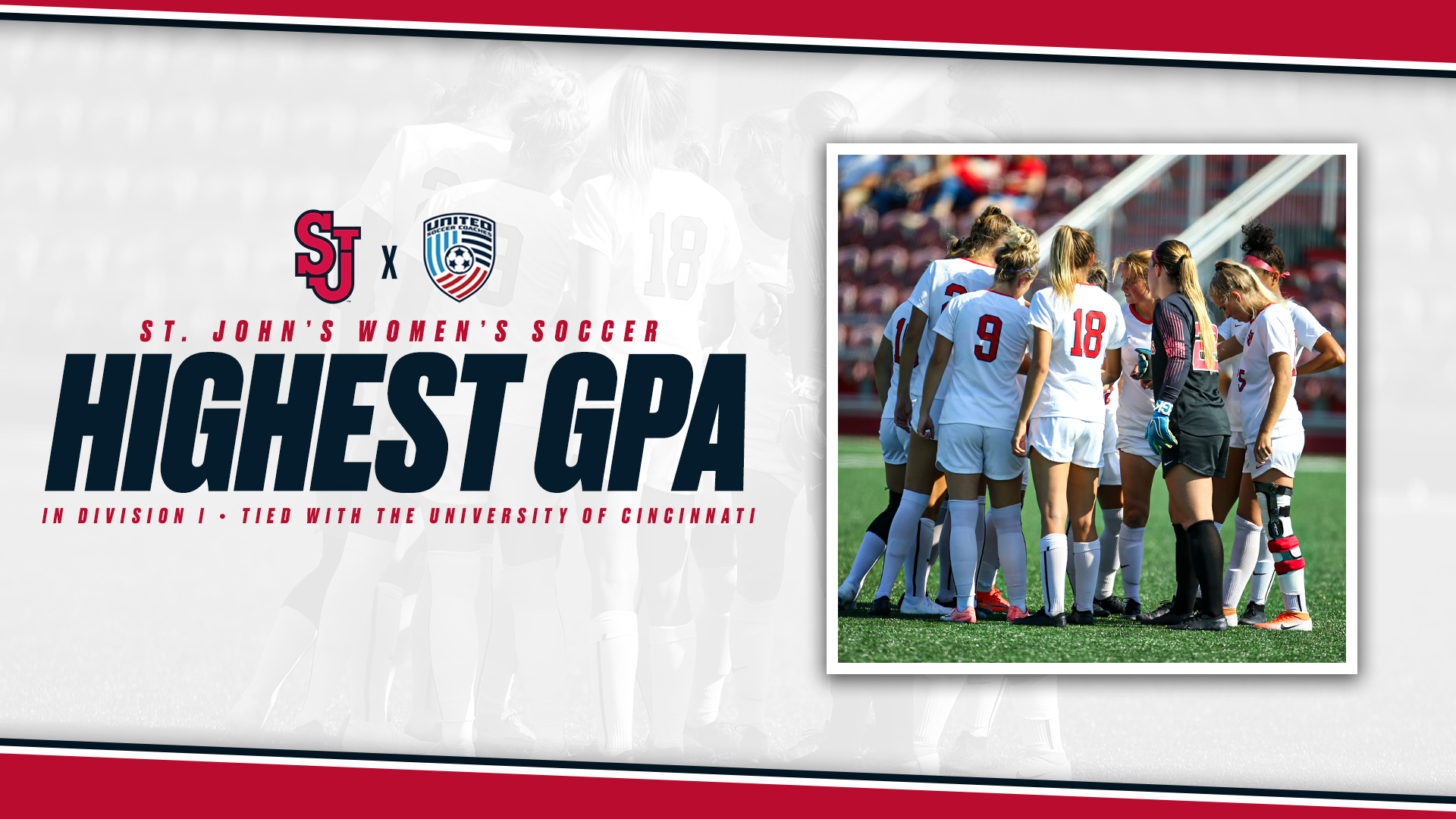 St. John’s Women’s Soccer Ties for Highest GPA in Division I St. John's University Athletics