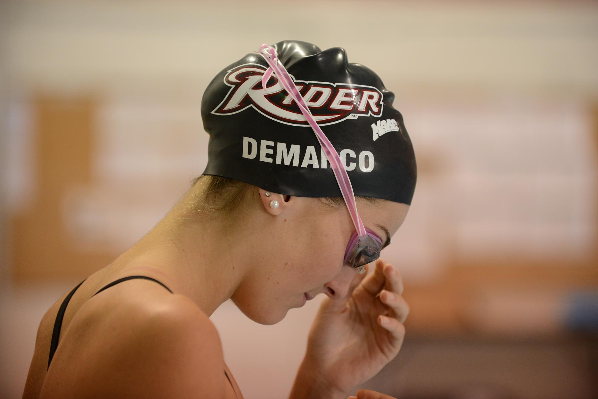 Leanna DeMarco Women's Swimming and Diving Rider University Athletics
