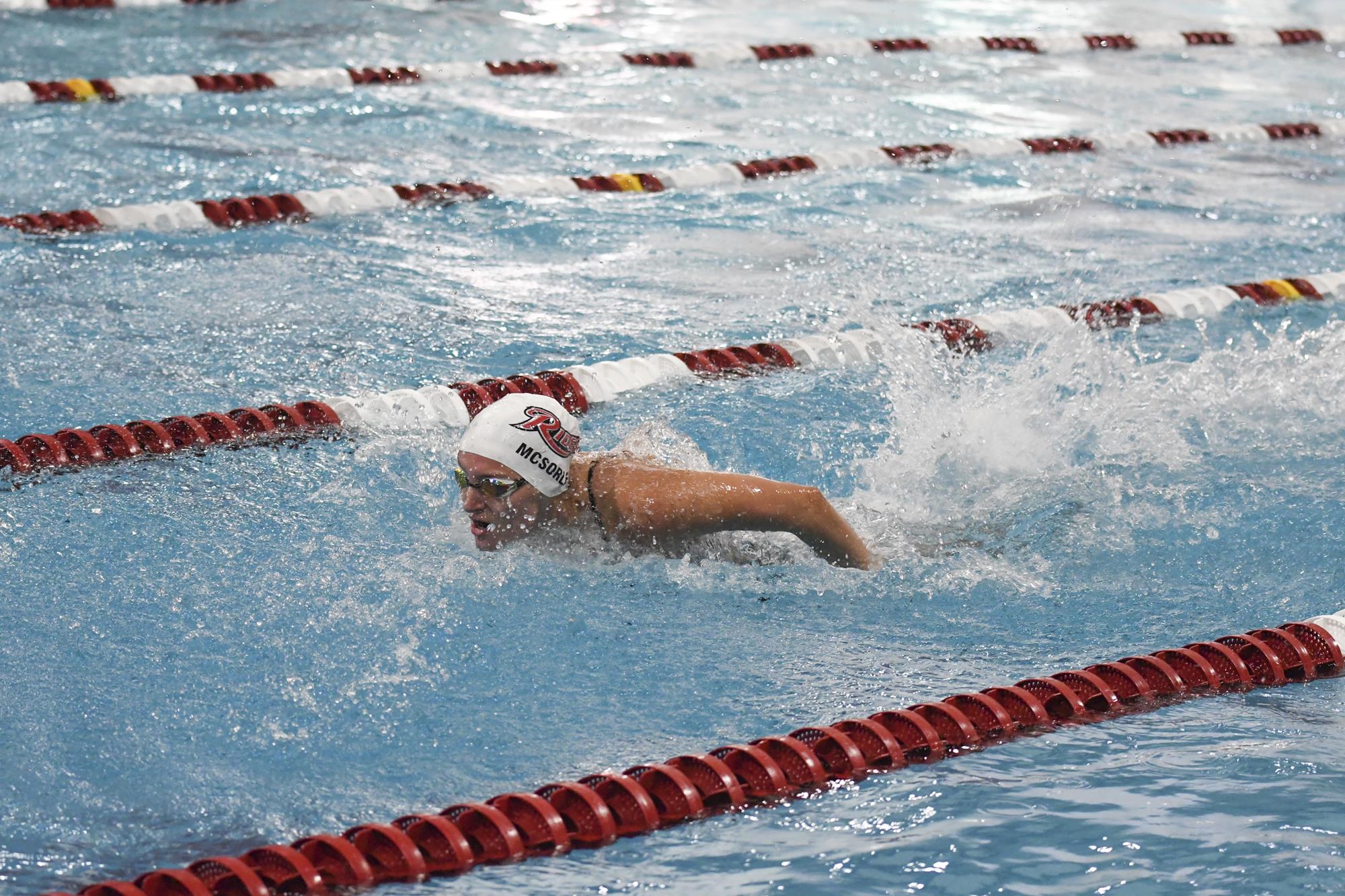 Maddie McSorley Women's Swimming and Diving Rider University Athletics