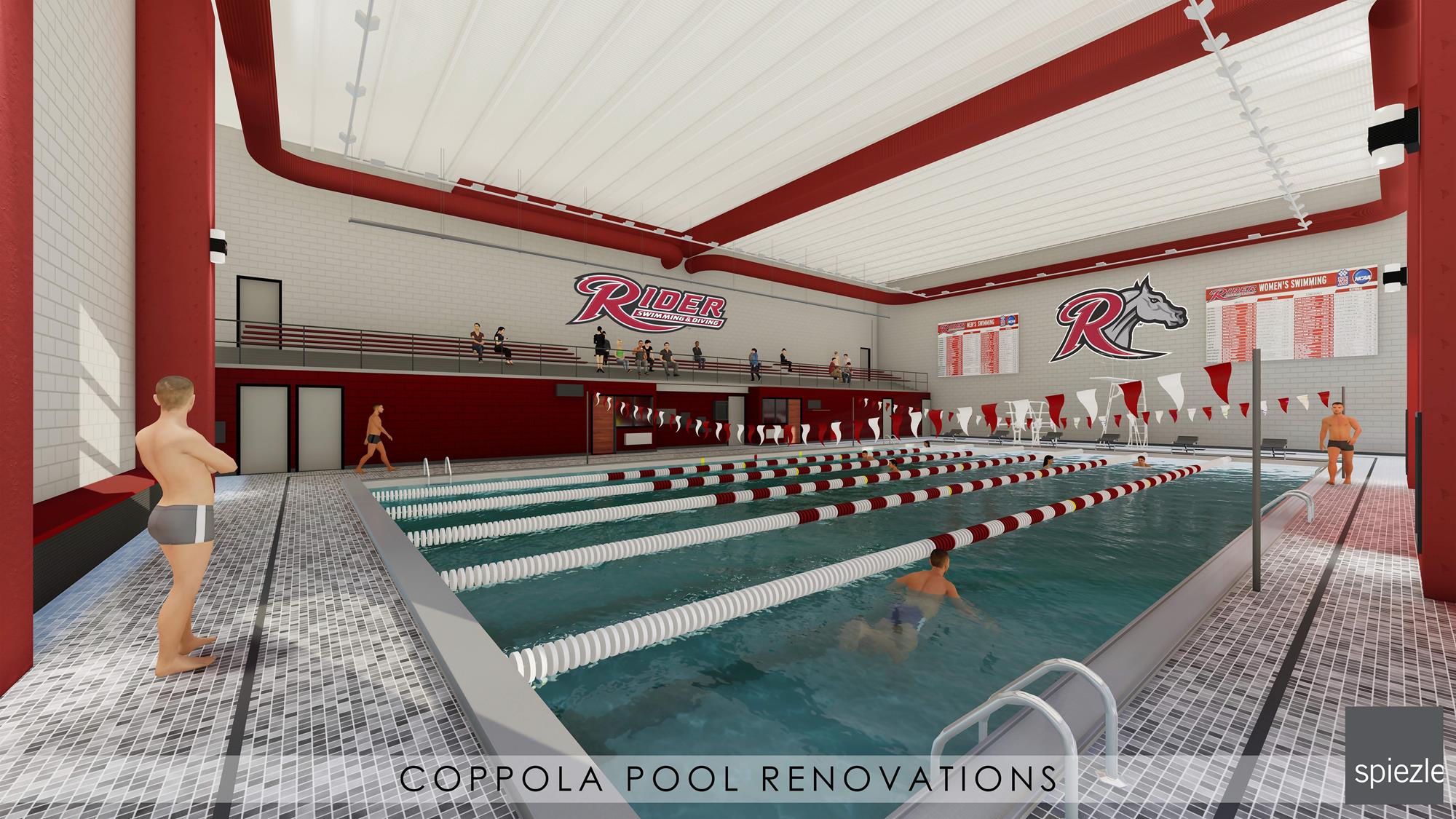 Rider Announces Plans to Renovate Coppola Pool - Rider University Athletics