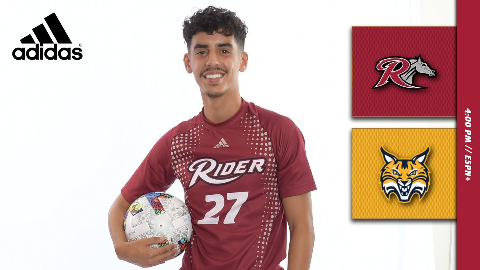 Men's Soccer Plays Host to Quinnipiac Wednesday Afternoon Rider