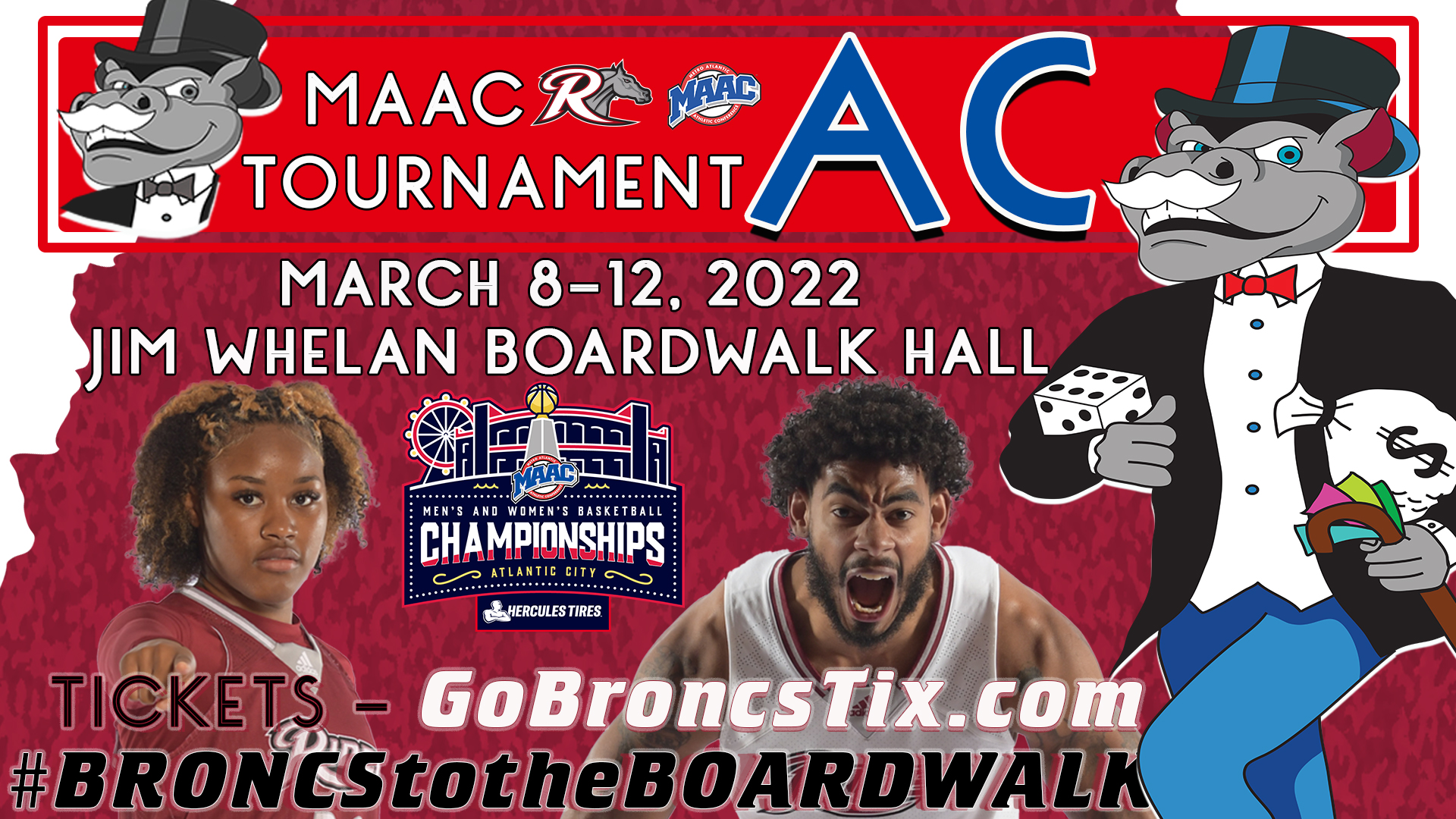 Tickets Now On Sale For MAAC Basketball Championships Rider