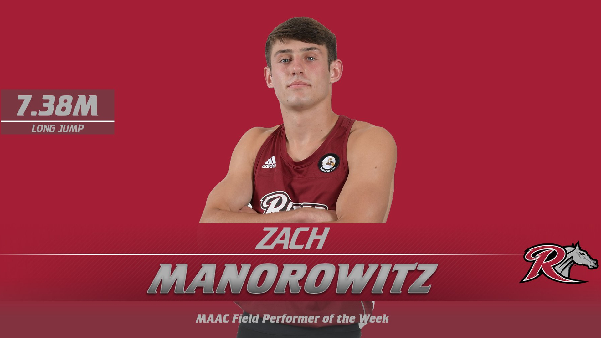 Zach Manorowitz Earns MAAC Field Performer of the Week Rider