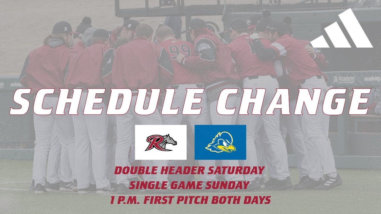 Forecast Prompts Baseball Schedule Change Rider University Athletics