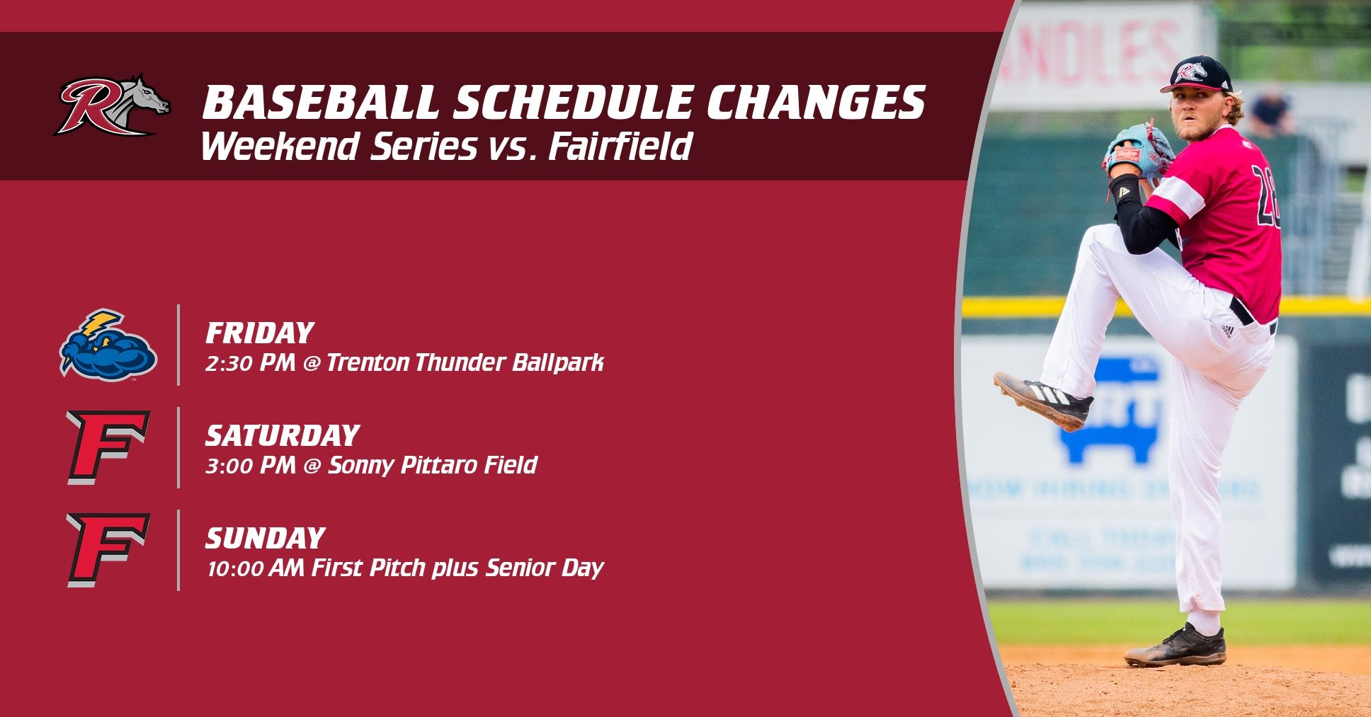 Weather Forecast Impacts Weekend Schedule Rider University Athletics