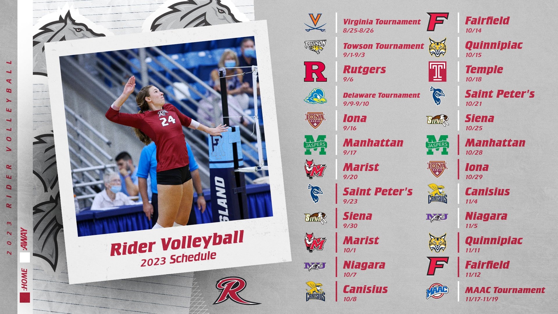 Volleyball Releases 2023 Schedule Rider University Athletics