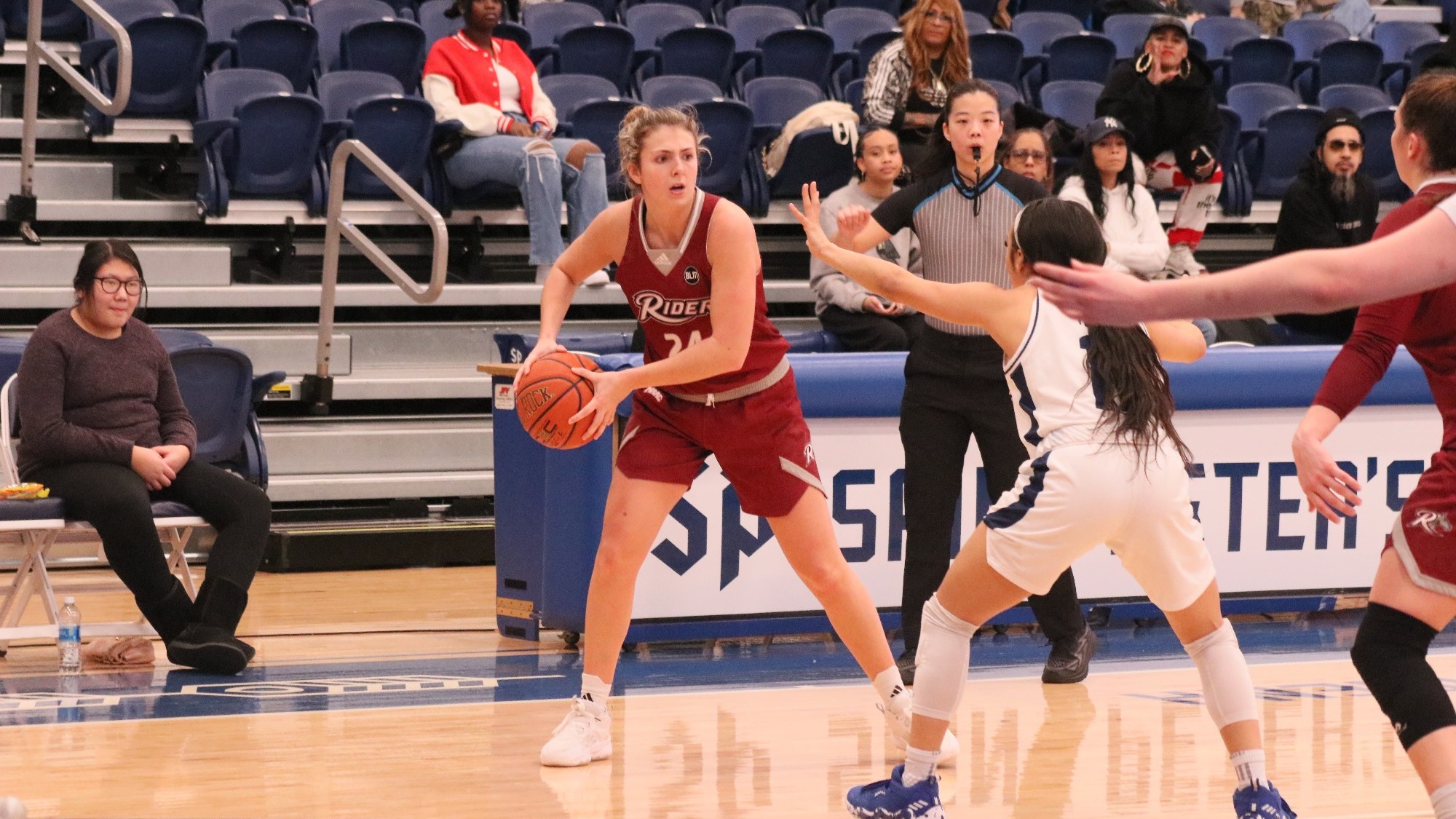 Women's Basketball Falls at Saint Peter's Rider University Athletics