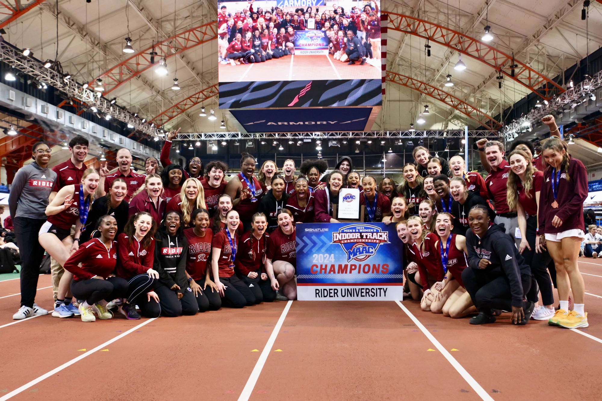 Women's Track MAAC Indoor Champions 2024