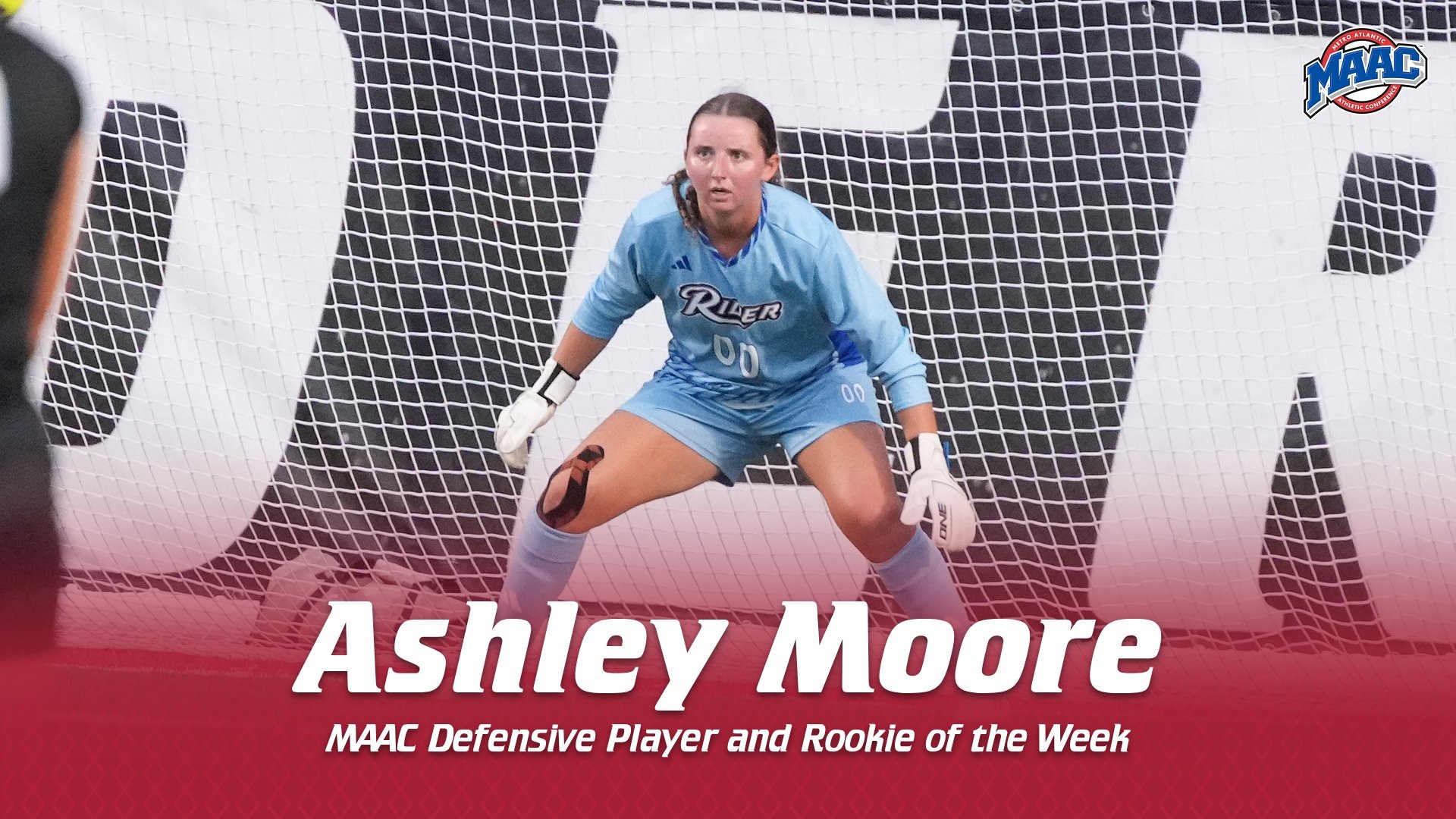 Ashley Moore MAAC Defensive Player and Rookie of the Week 103125