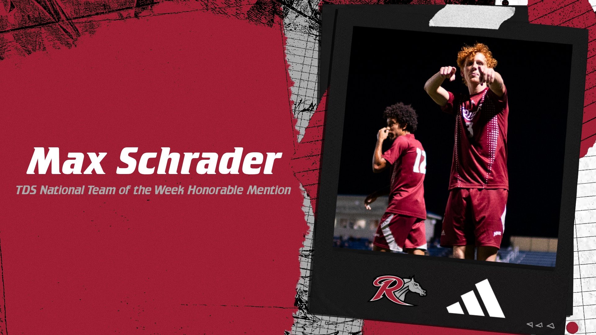 Max Schrader TDS National Team of the Week Honorable Mention