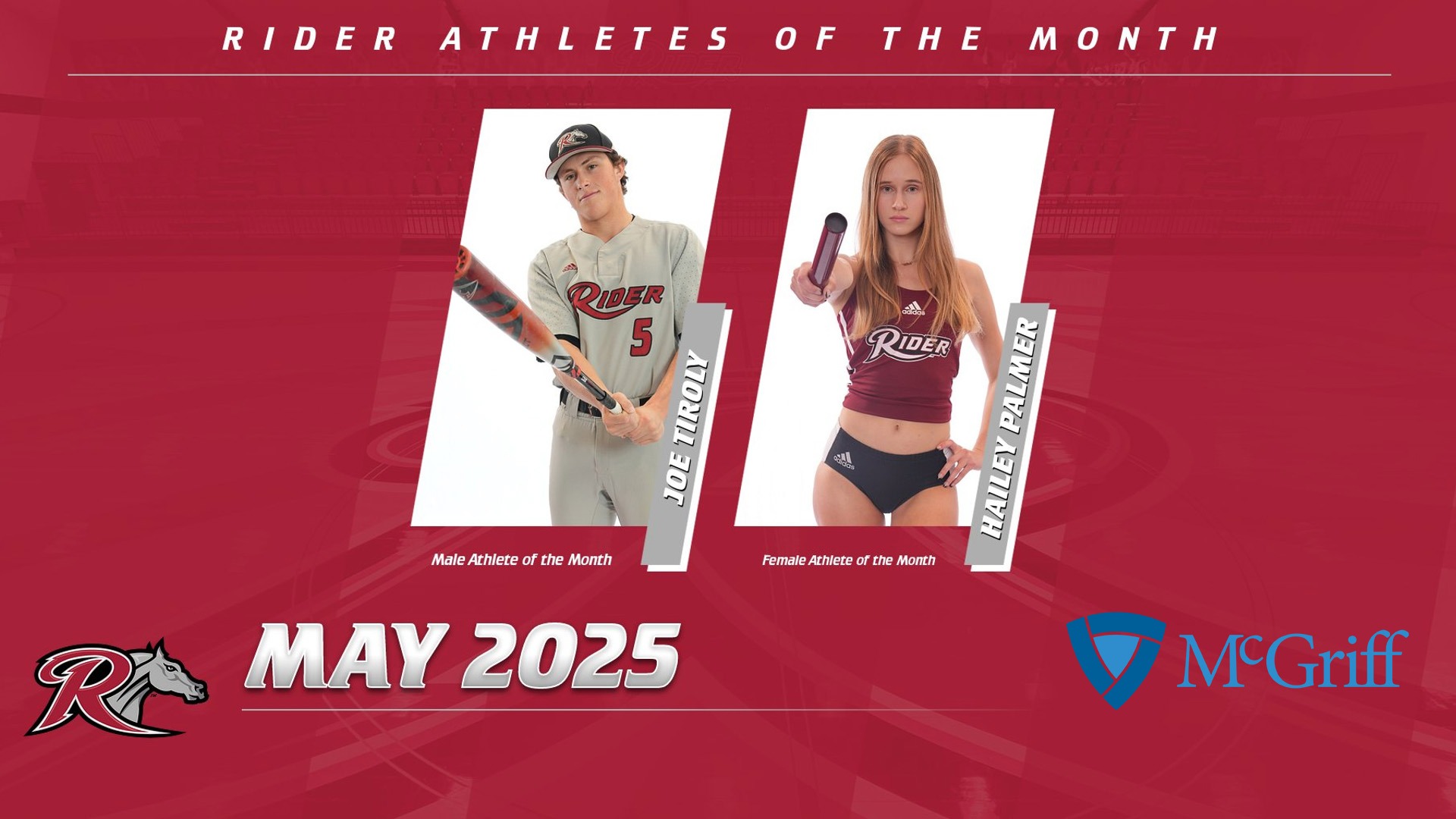 May 2025 McGriff Rider Athletes of the Month