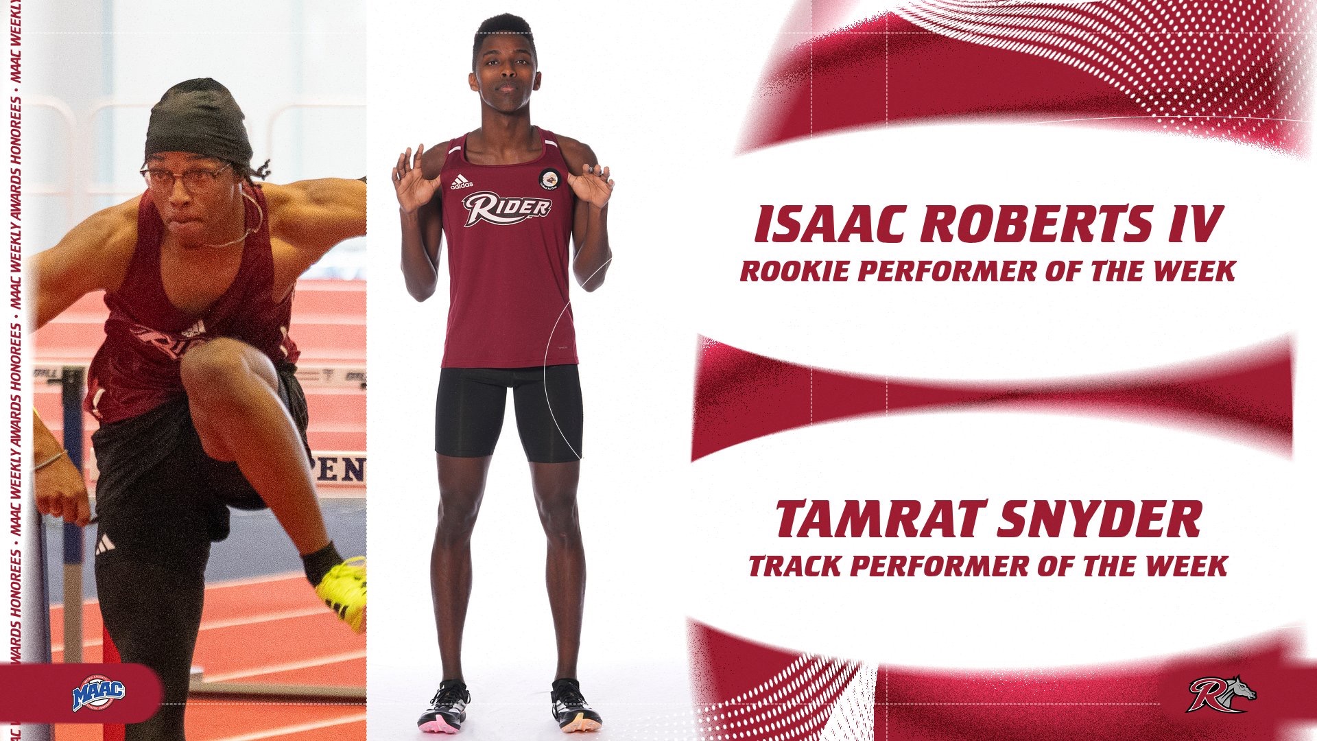 Snyder, Roberts MAAC Weekly Awards 1/13