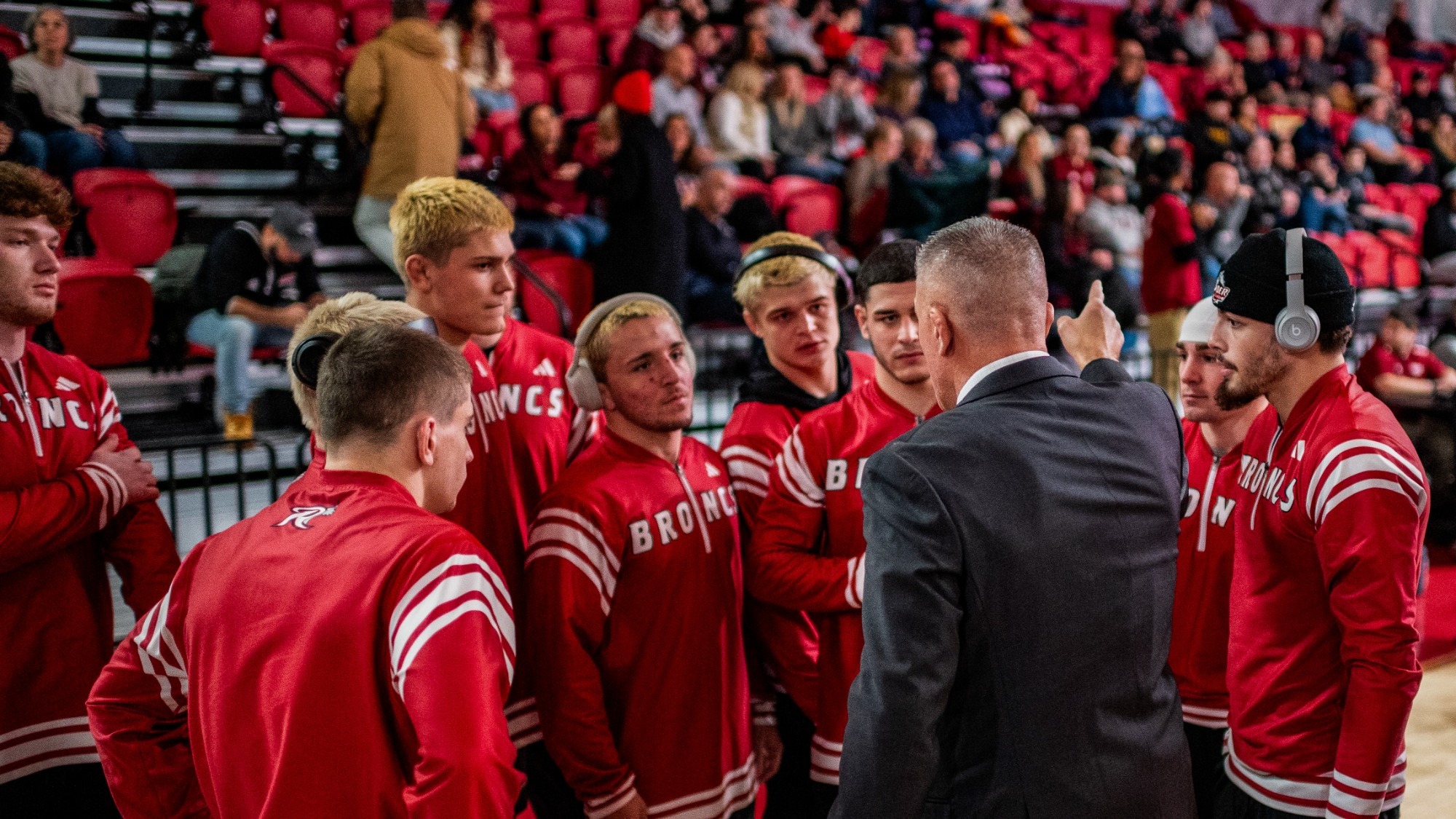 WREST Team Huddle vs Purdue