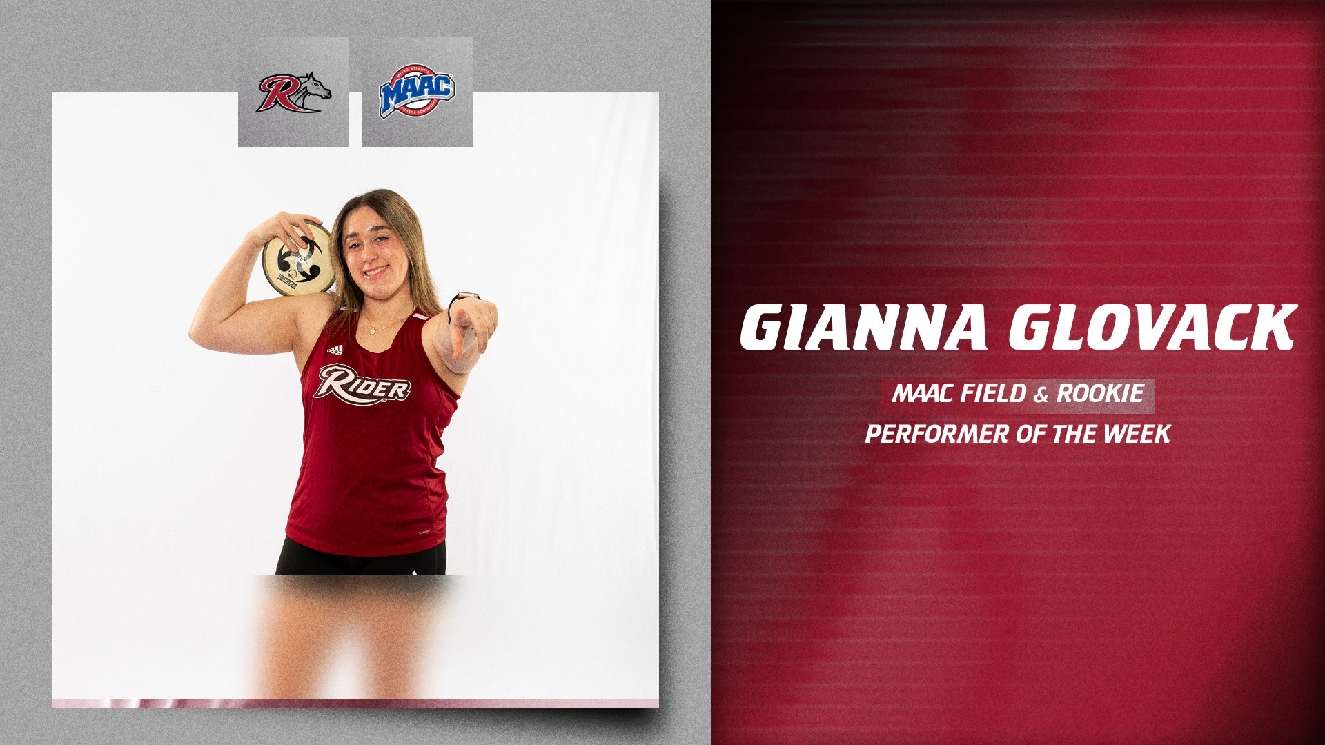 Glovack MAAC Performer of Week 3/31/26