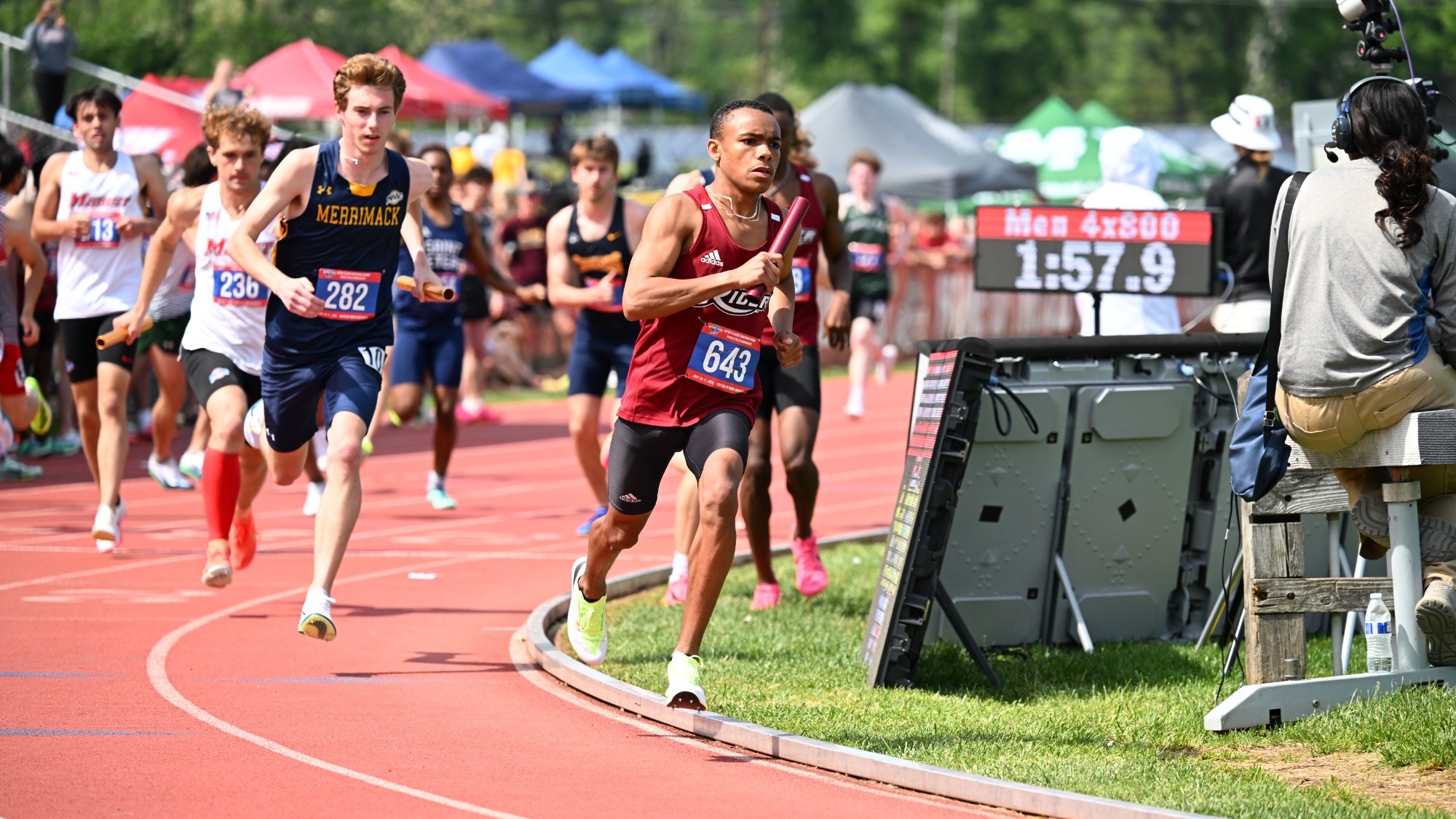 Smith at 2025 Outdoor MAACs