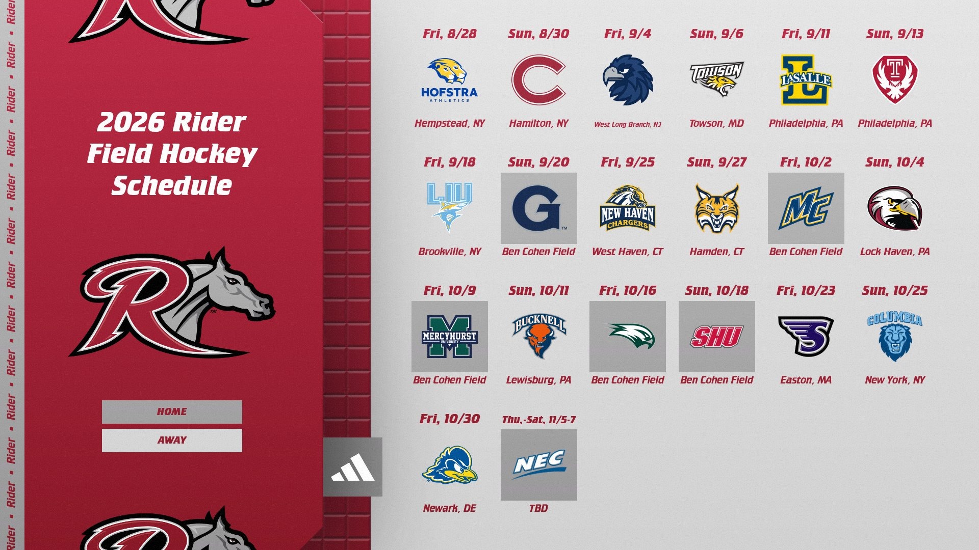 FH Schedule