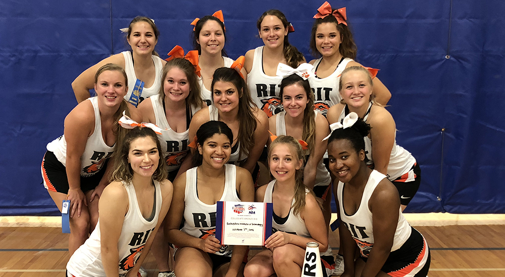 Cheerleading excels at NCA College Cheer Camp Rochester Institute of