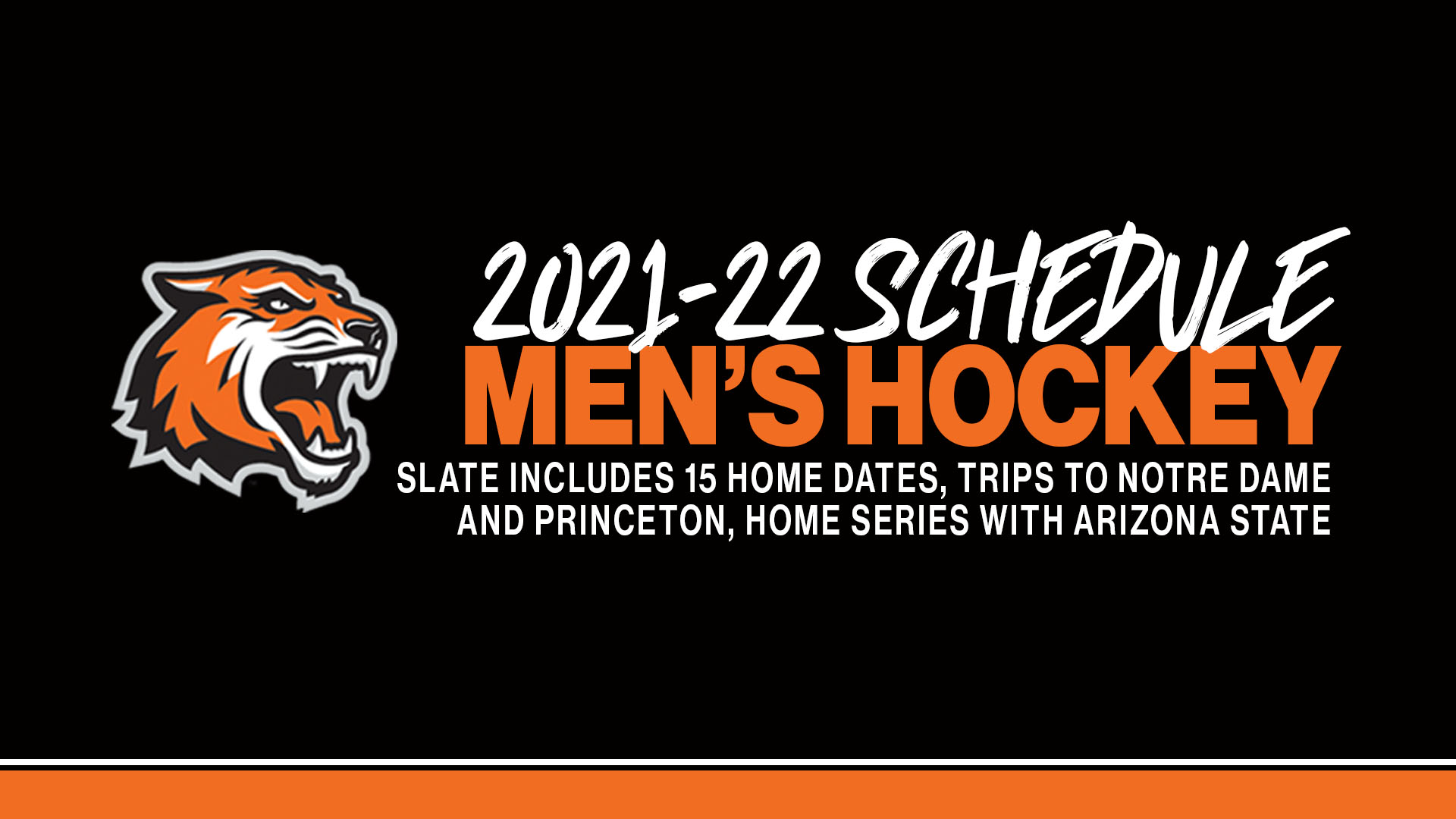 Men's Hockey announces 202122 schedule Rochester Institute of