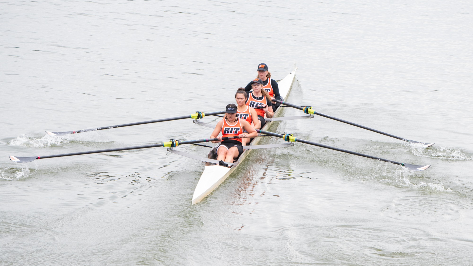 RIT Men’s and Women’s Rowing participated in the Head of the Genesee  on Saturday, Oct. 11, 2025, at Genesee Valley Park. (Elizabeth Robertson/RIT Athletics) 