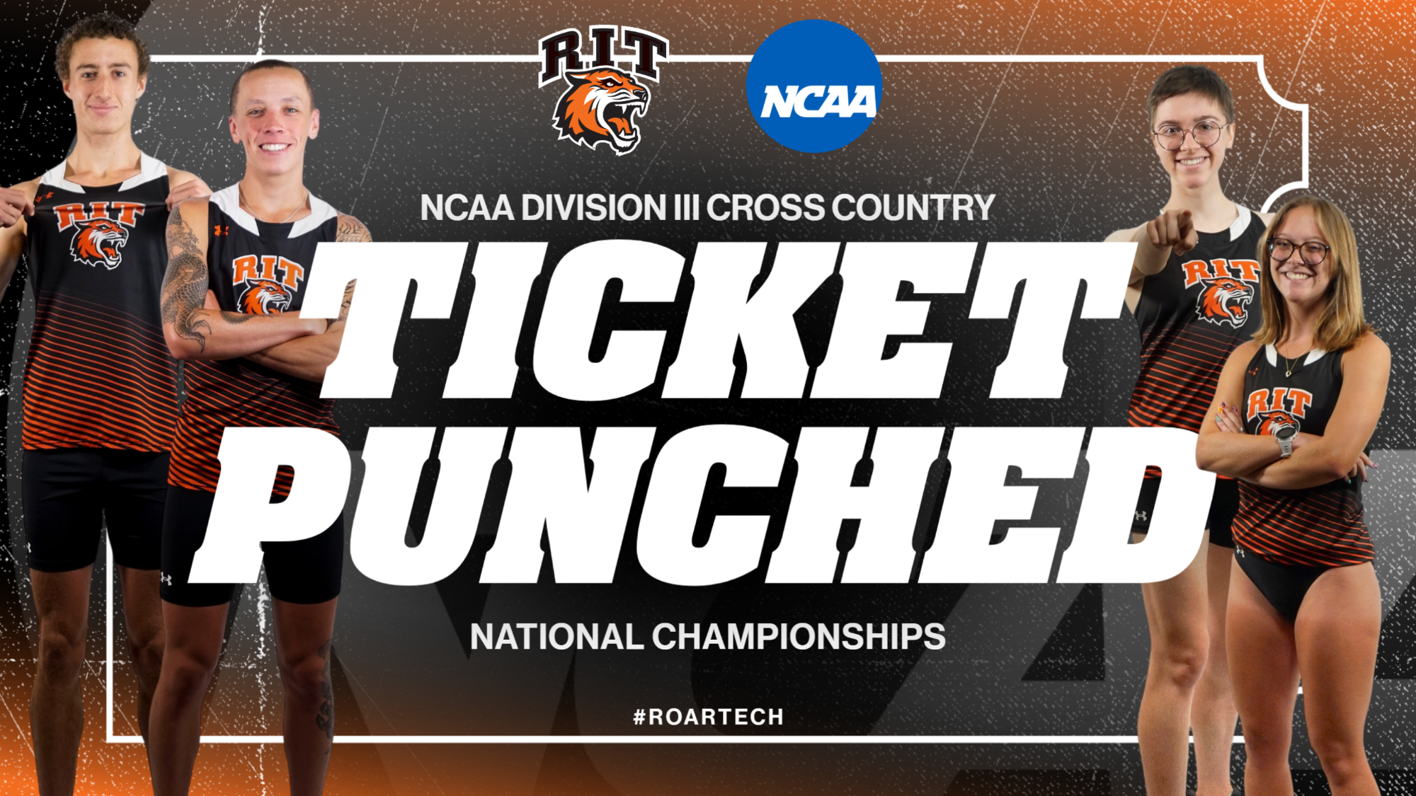 Four Rochester Institute of Technology cross country runners have earned at-large bids to the 2025 NCAA Division III National Championships