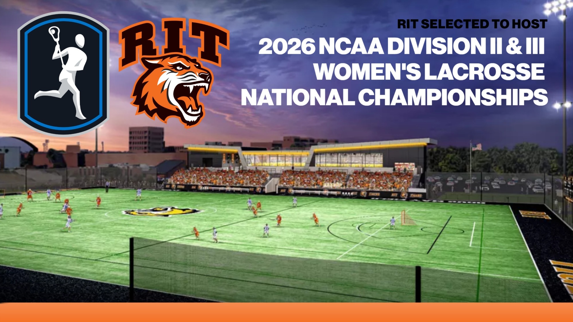 women's lacrosse national championship hosting graphic