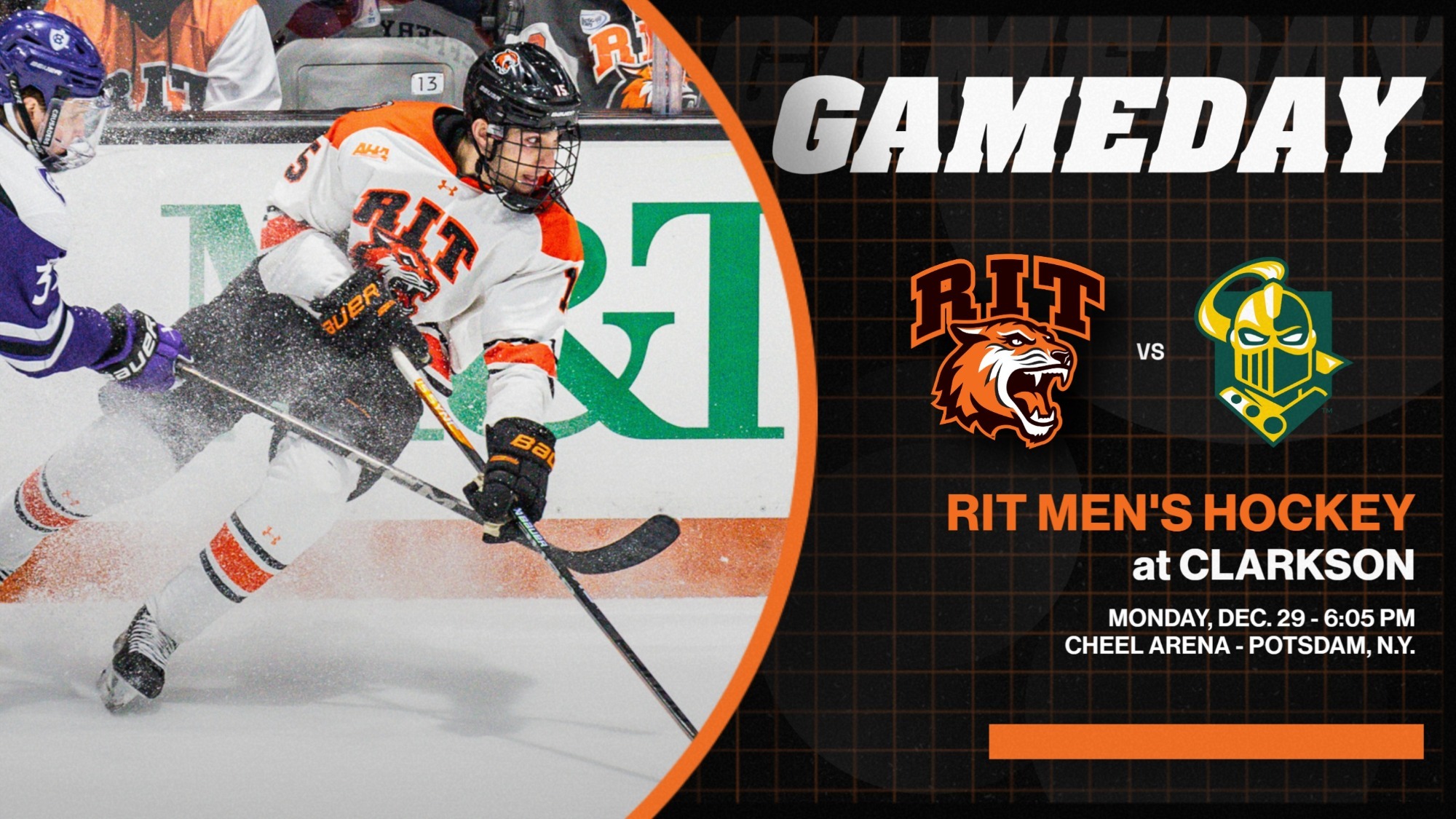 a men's hockey game day graphic