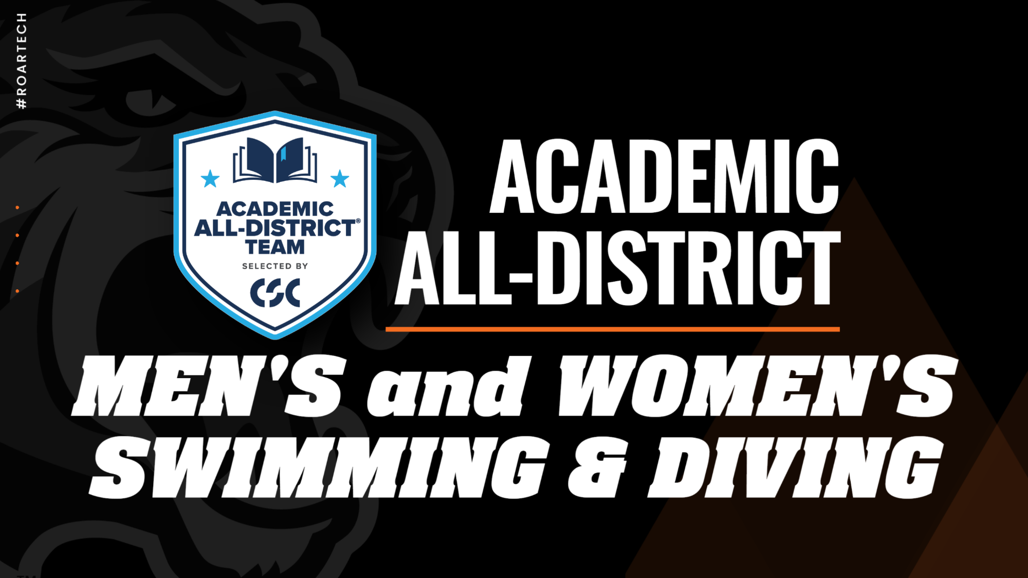 College Sports Communications Men's and Women's Swimming & Diving All-District Teams