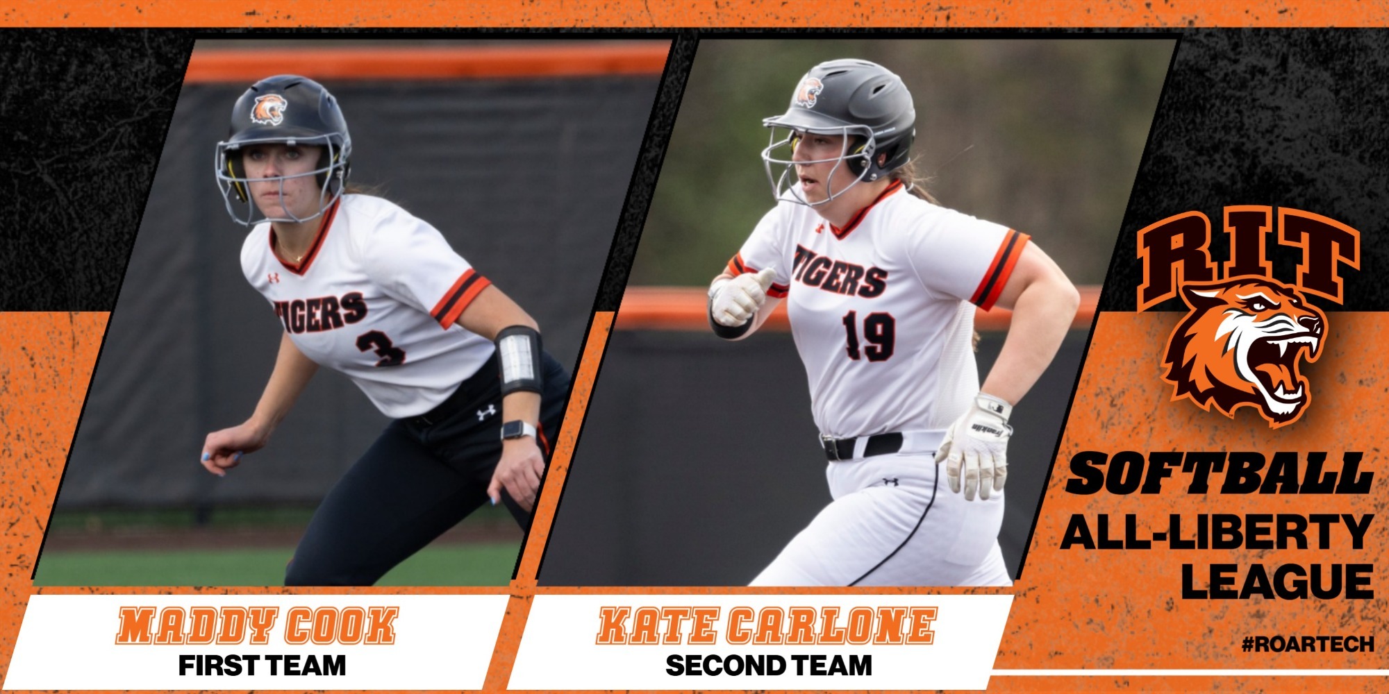 a softball all-conference graphic