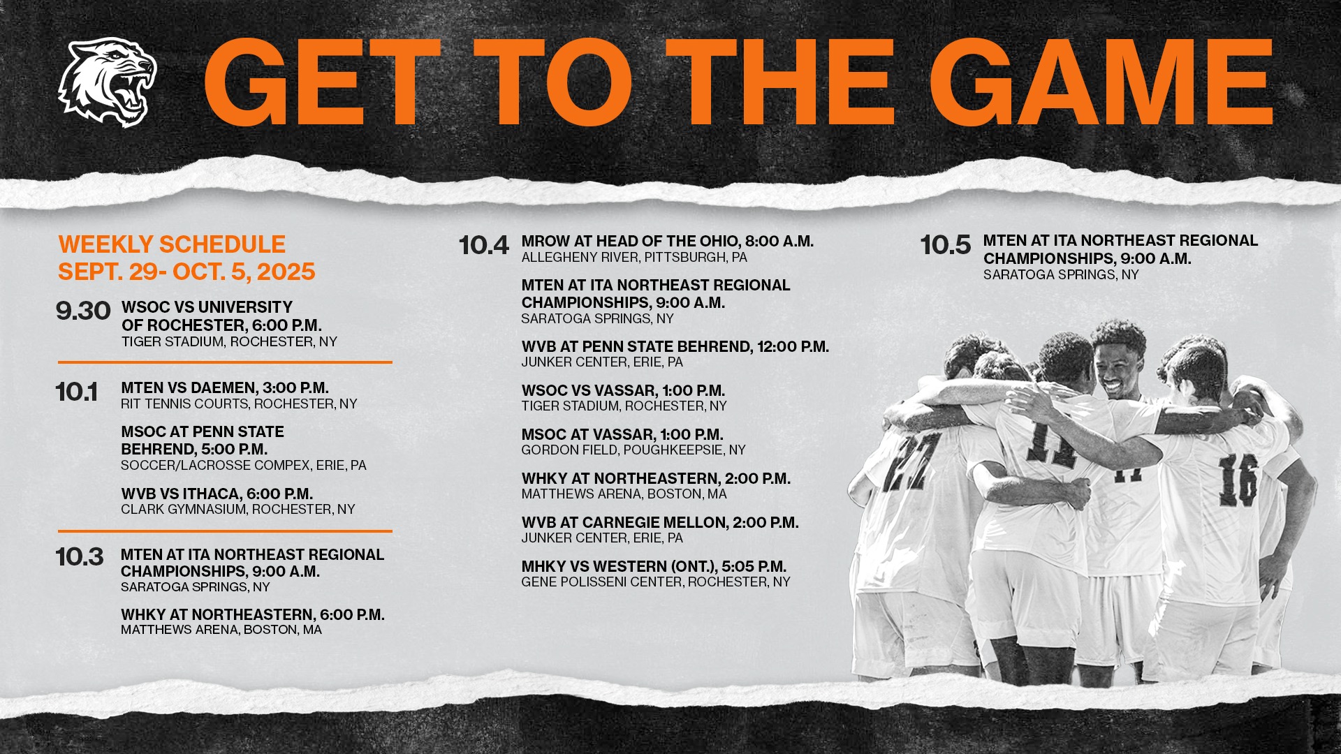 a weekly schedule graphic