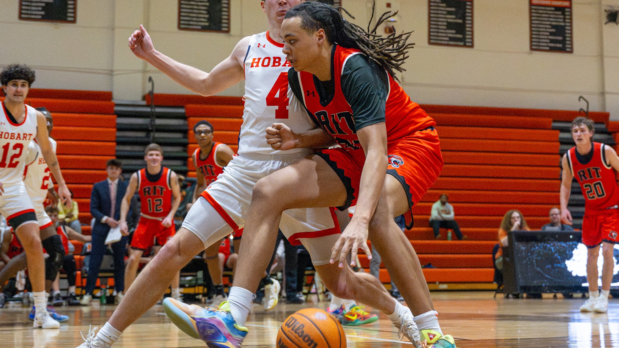 RIT Men’s Basketball defeats Hobart College on Friday, January 30th, 2026 at Clark Gymnasium in Rochester, N.Y. 