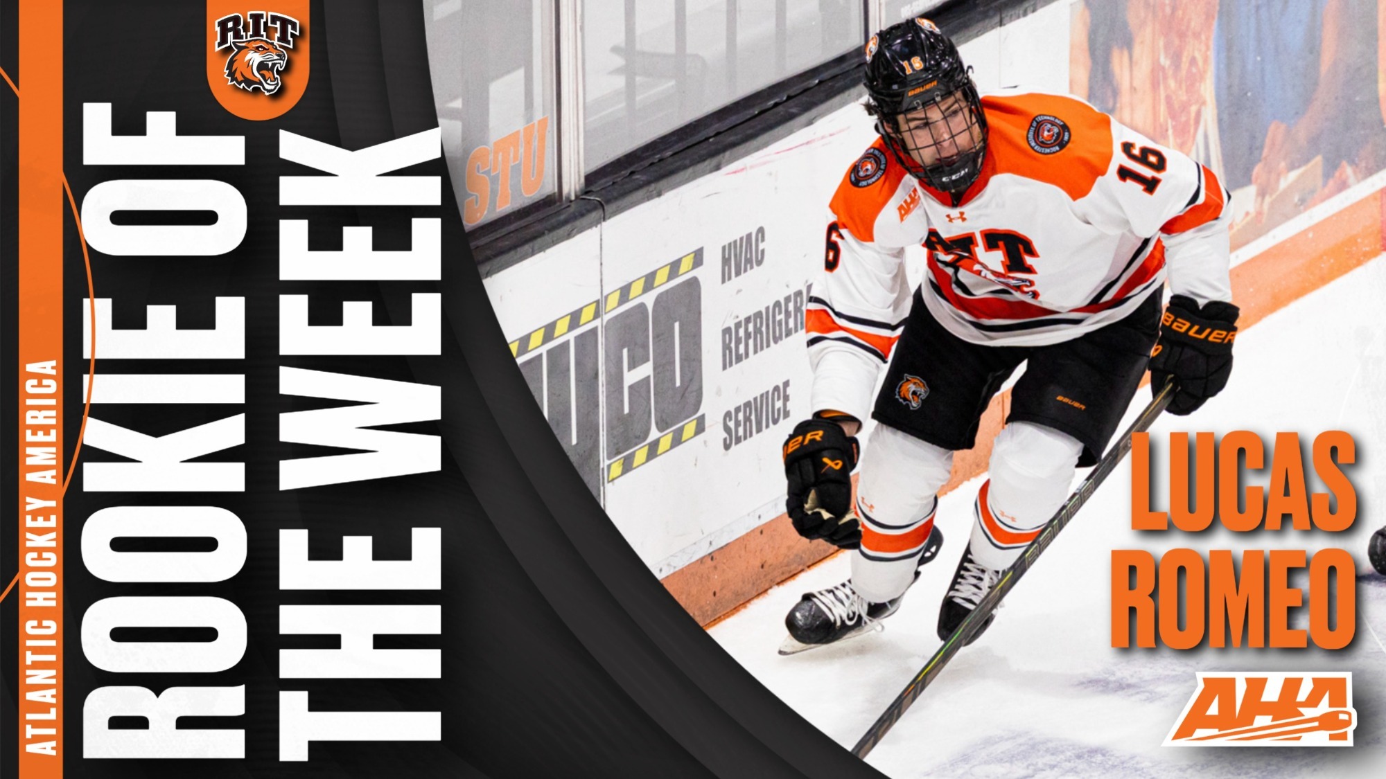 a rookie of the week graphic