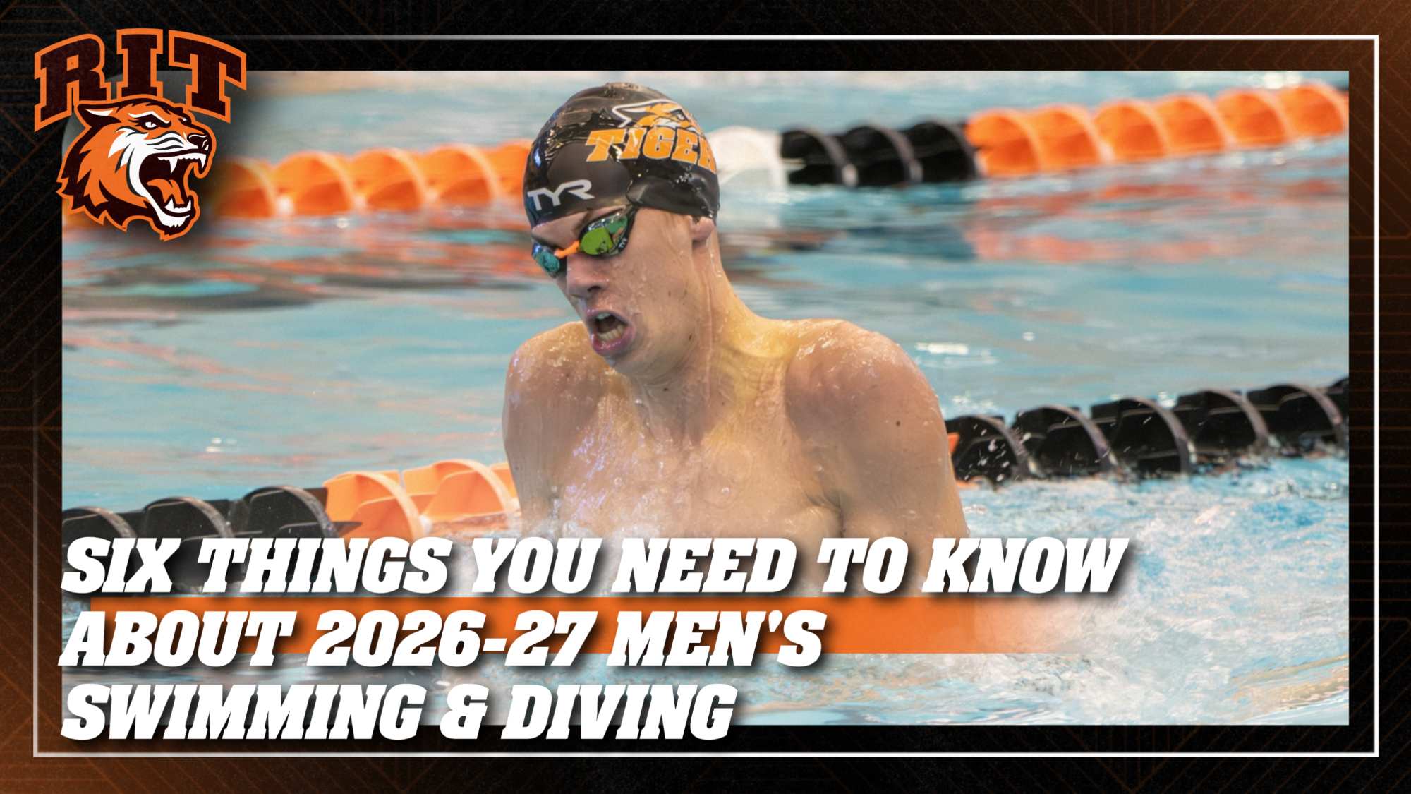 Six things you need to know about the 2026-27 RIT men's swimming and diving team
