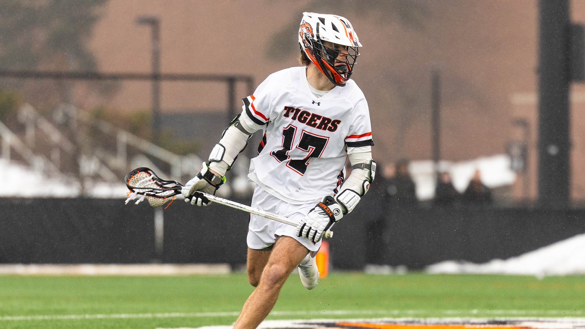 RIT Men's Lacrosse vs Grove City on Saturday, Feb. 21, 2026, at Judson Stadium. RIT Men's Lacrosse game vs. Grove City. (Mikaela Engstrom/RIT Sports Network).