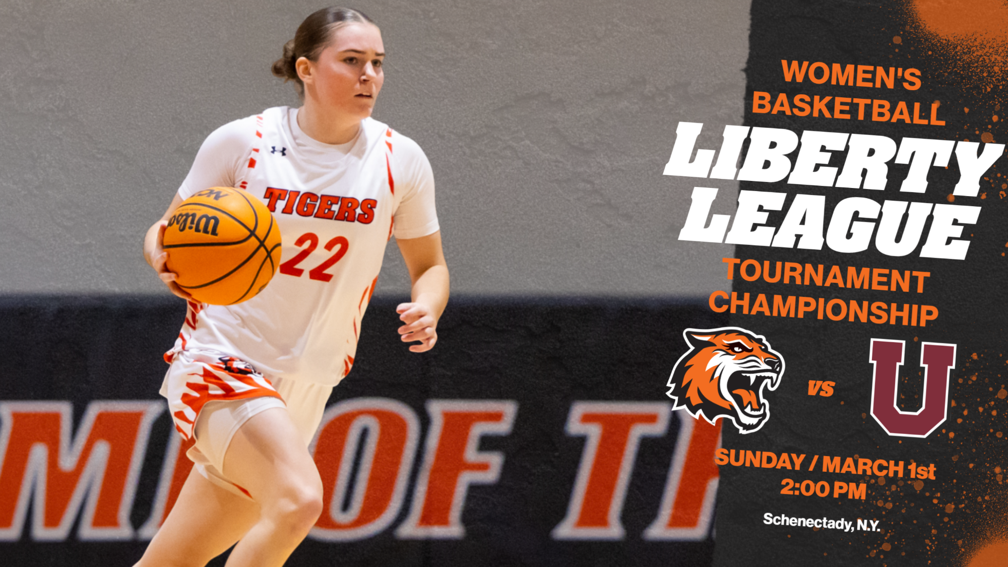 RIT women's basketball visits Union College in the Liberty League tournament championship game on Sunday, March 1 at 2 pm