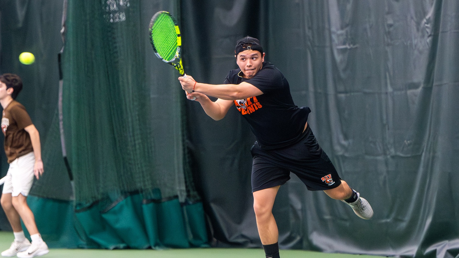 RIT Men’s and Women’s Tennis took on St. Lawrence University. On Saturday, April 5, 2025, at Midtown Athletic Club. RIT Men’s and Women’s Tennis vs. St. Lawrence University.  (Elizabeth Robertson/RITAthletics) 