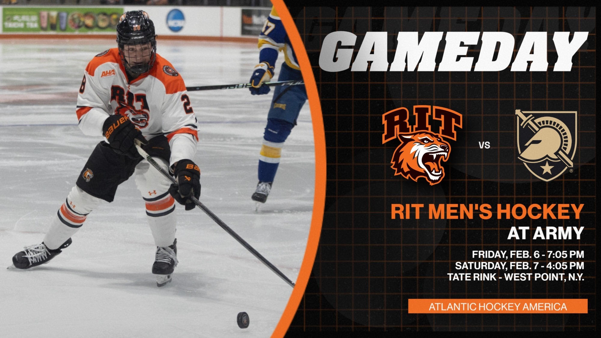 Game day graphic versus Army