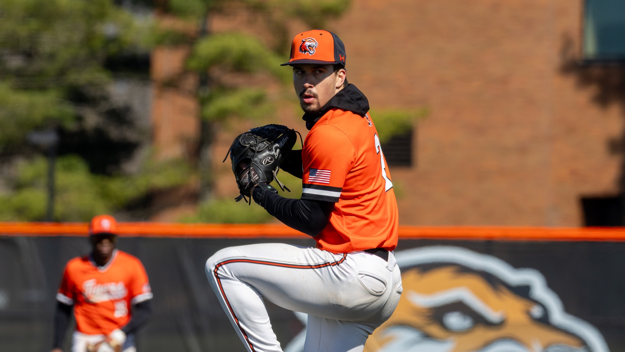 RIT’s Liam Miller, #2 prepares a pitch on Tue, April 1, 2025, at Rochester Institute of Technology, during RIT’s Baseball game against Alfred.Natasha Kaiser/RIT Sports Network