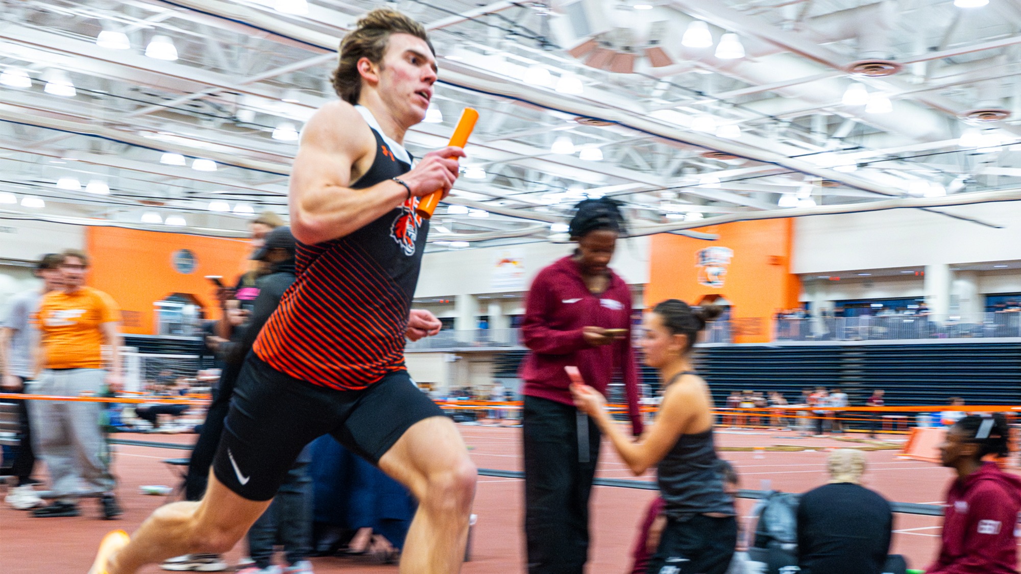 On Friday, February 27th, 2026 at the Gordon Fieldhouse, RIT Track and Field hosts Liberty League championships (Autumn Bernava/RIT Athletics)