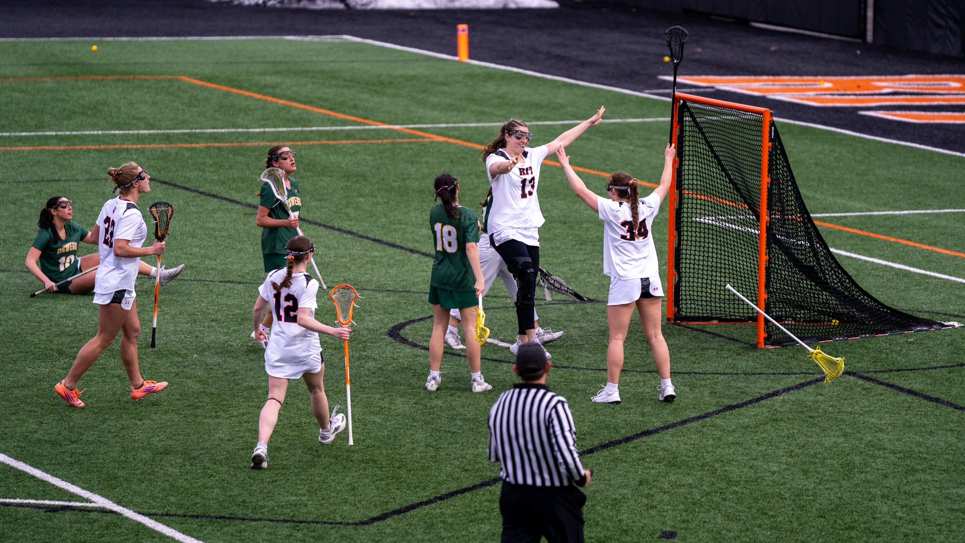 on Friday, March 6, 2026, at Judson Stadium. RIT Women’s Lacrosse game vs. Oswego. (Natasha Kaiser/RIT Sports Network).