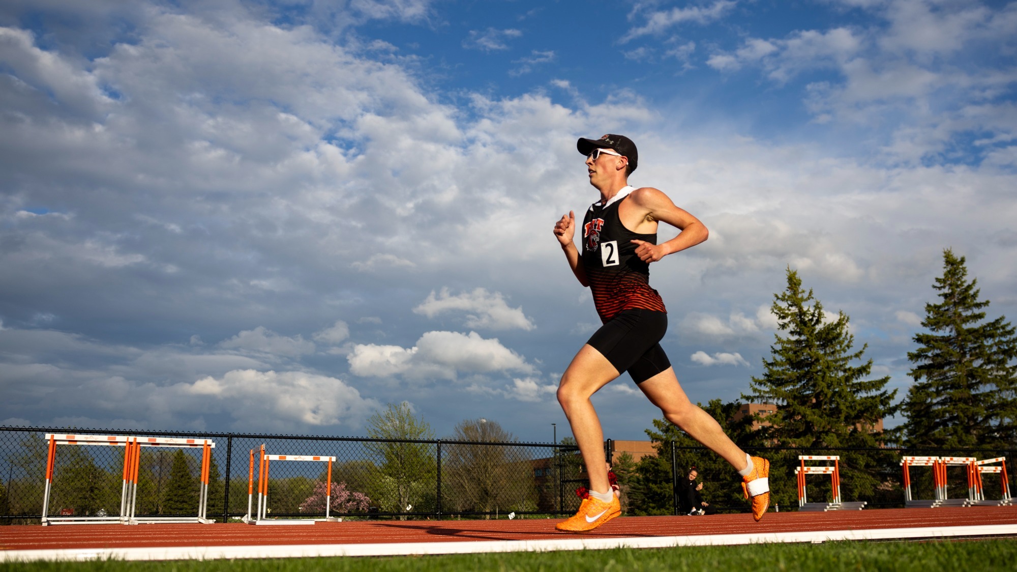 Liberty League Championships on Friday, May 2, 2025 at RIT Track & Field Complex in Henrietta, N.Y. The RIT men’s and women’s track and field teams competed in the first day of the Liberty League Championships. (Rebecca Villagracia/RIT Sports Network)