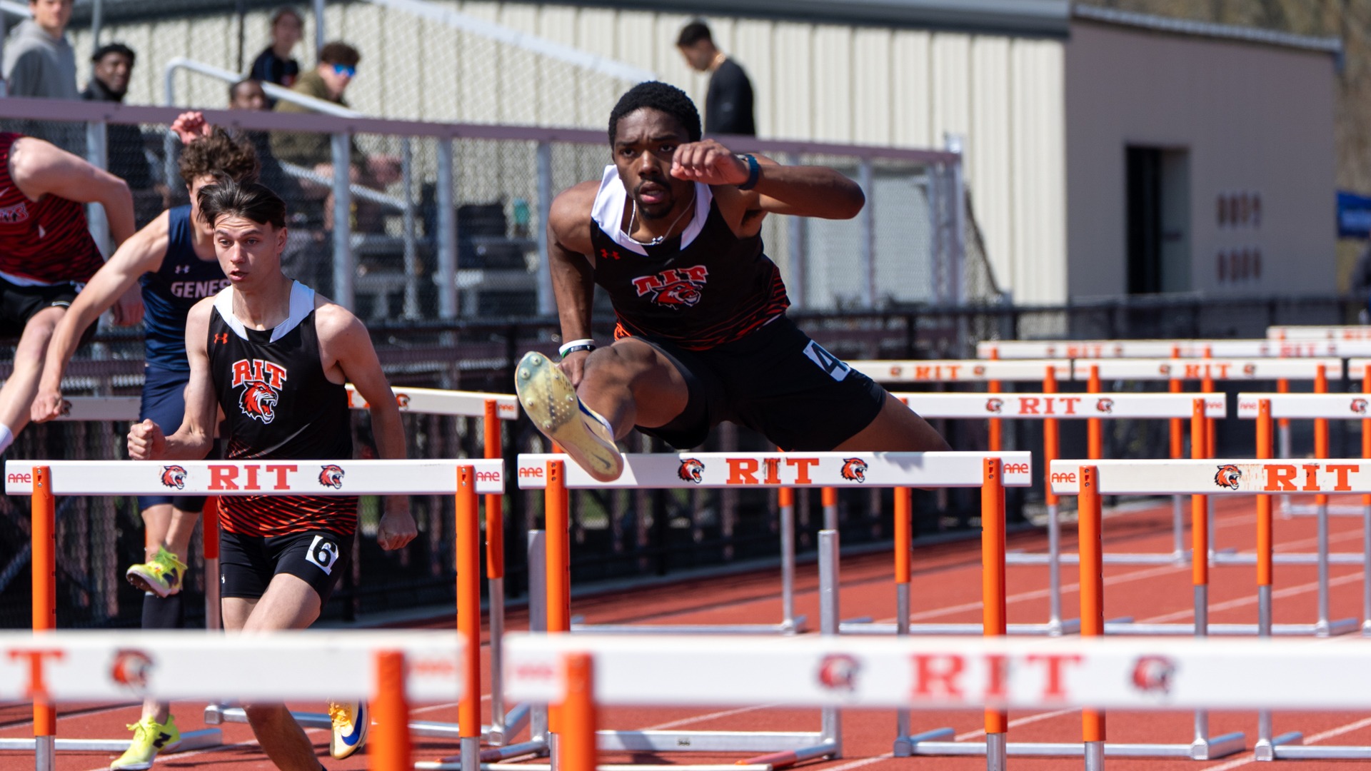 During the RIT Men’s and Women’s Track and Field Invitational on Friday, April 24, 2026, at . RIT Men’s and Women’s Track and Field Invitational. (Natasha Kaiser/RIT Sports Network).